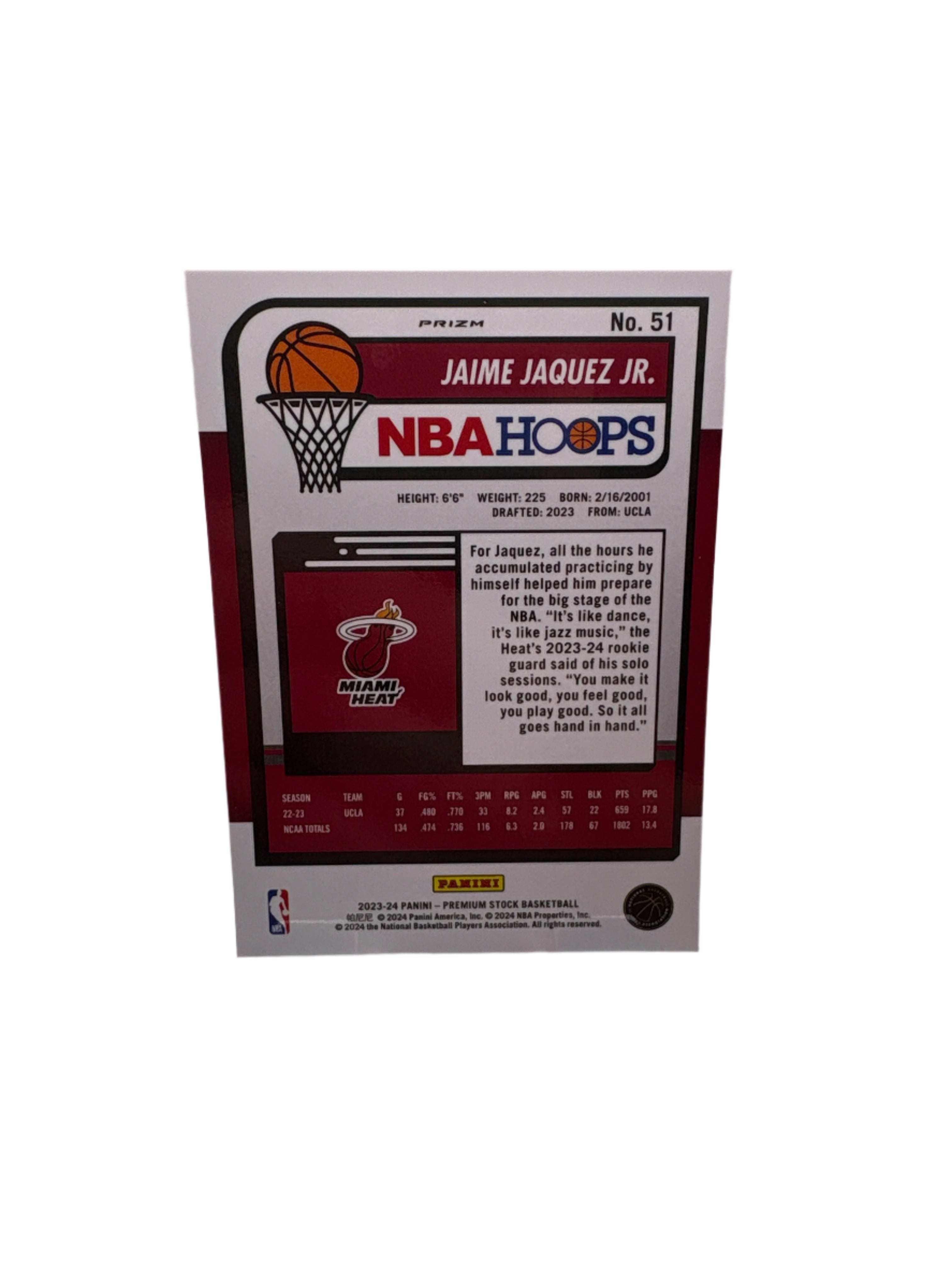 Panini Jaime Jaquez Jr.