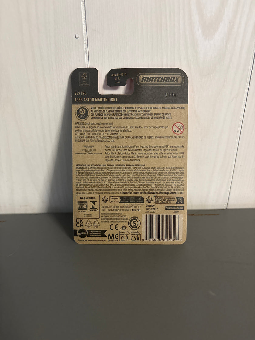 Matchbox 1956 Aston Martin DBR1 Diecast