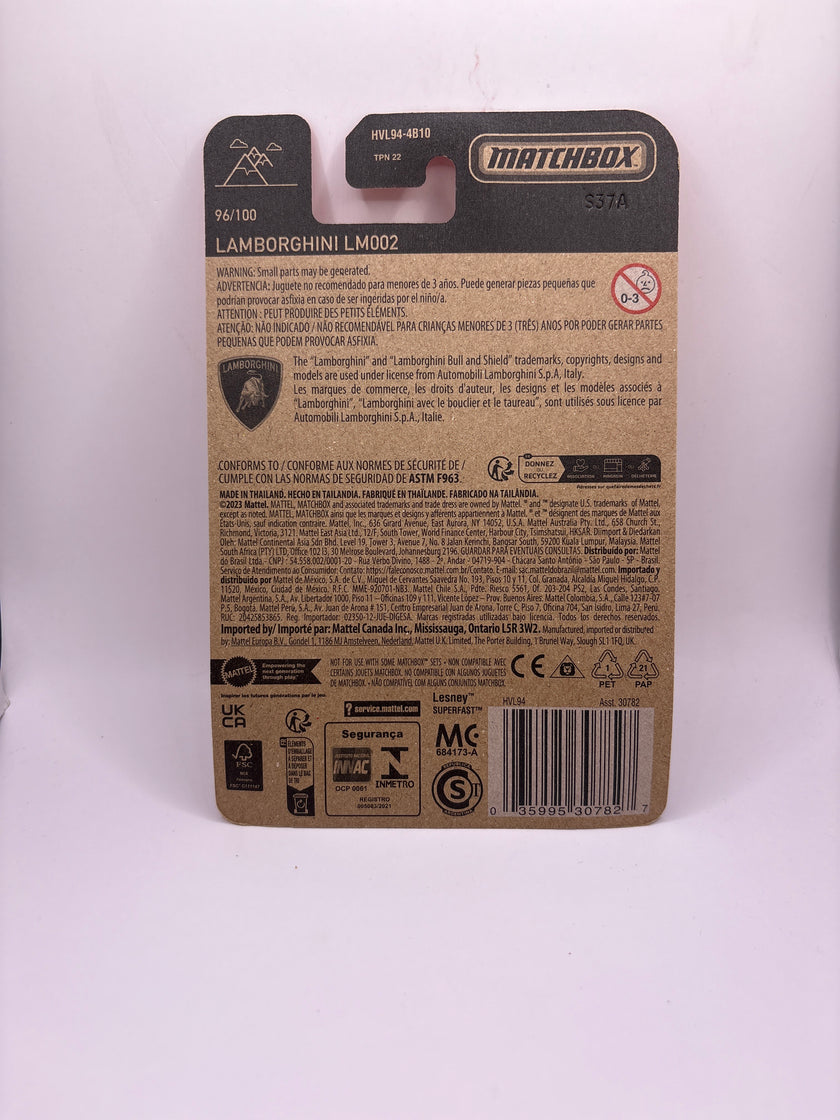 Matchbox Lamborghini LM002 Diecast