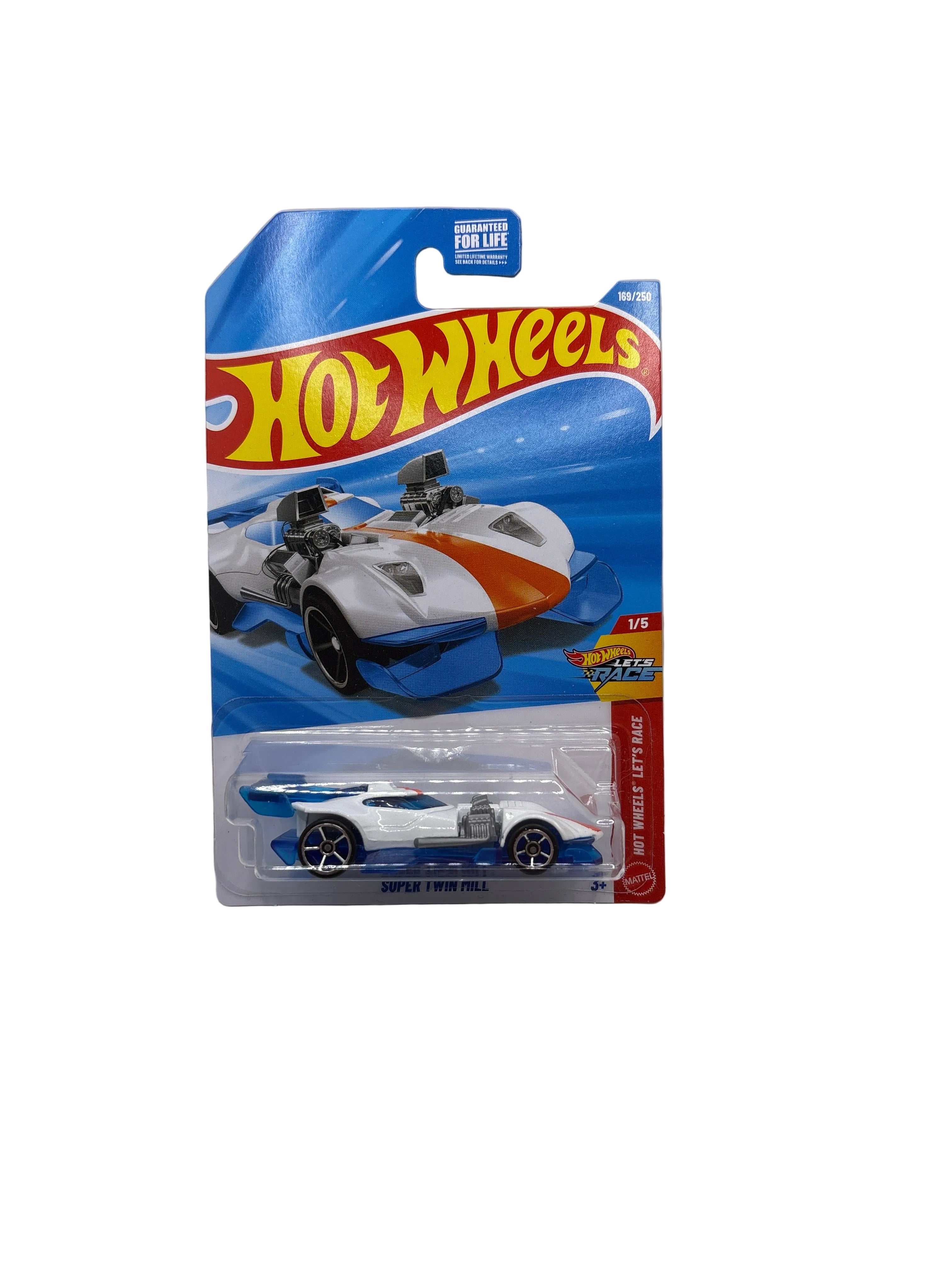 Hot Wheels Super Twin Mill Diecast white
