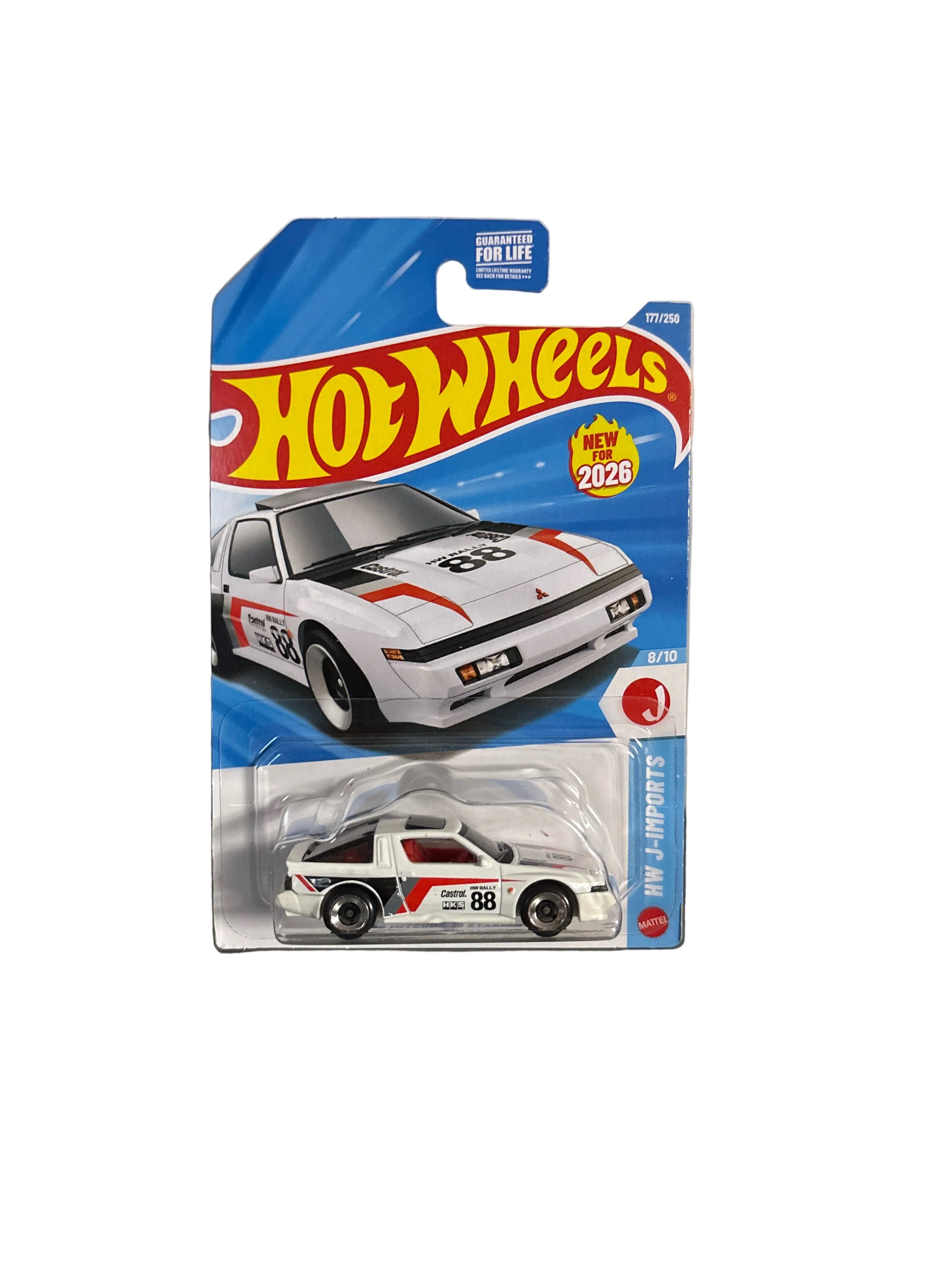 Hot Wheels 88 Mitsubishi Starion Diecast white