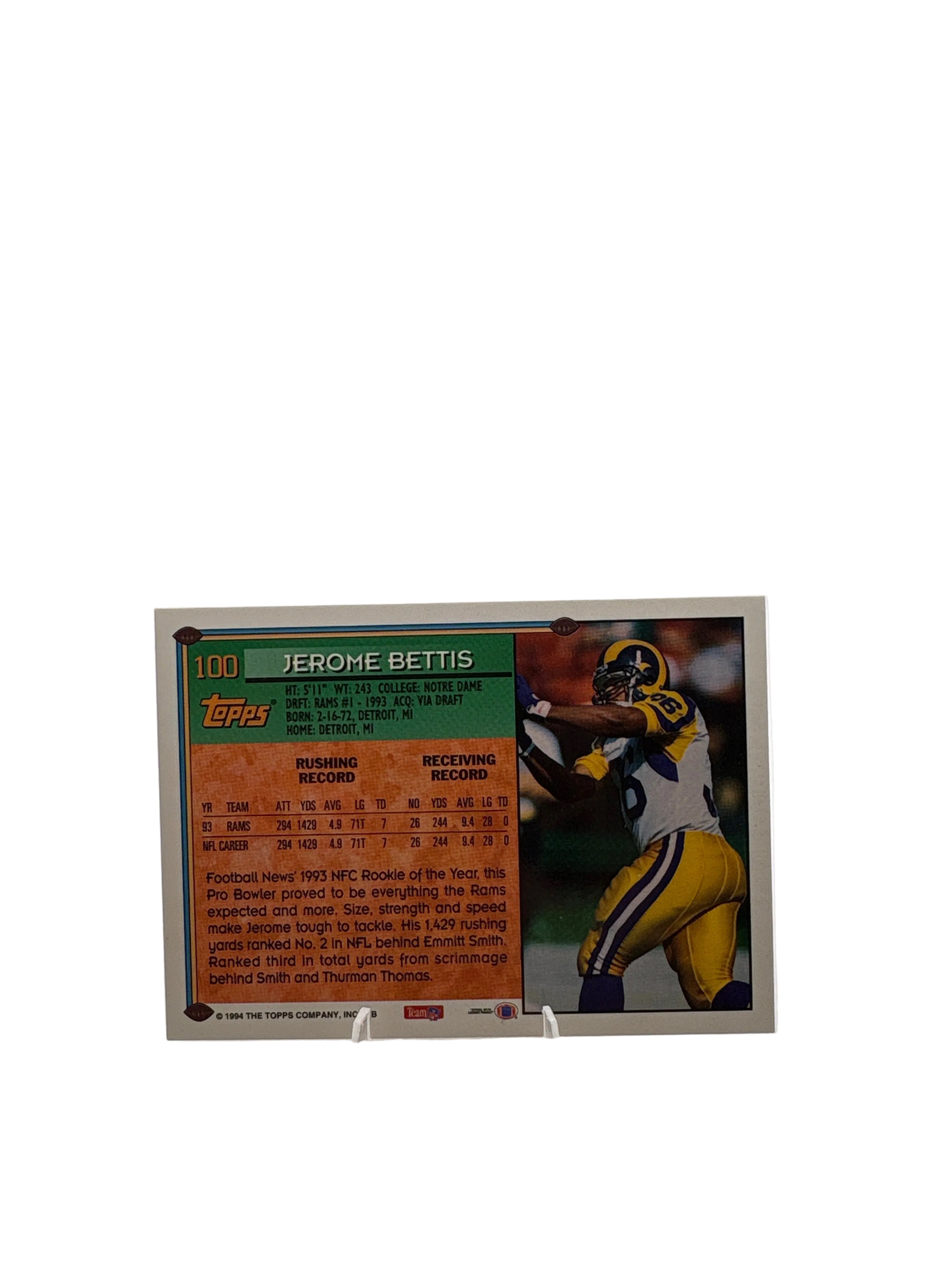Topps Jerome Bettis