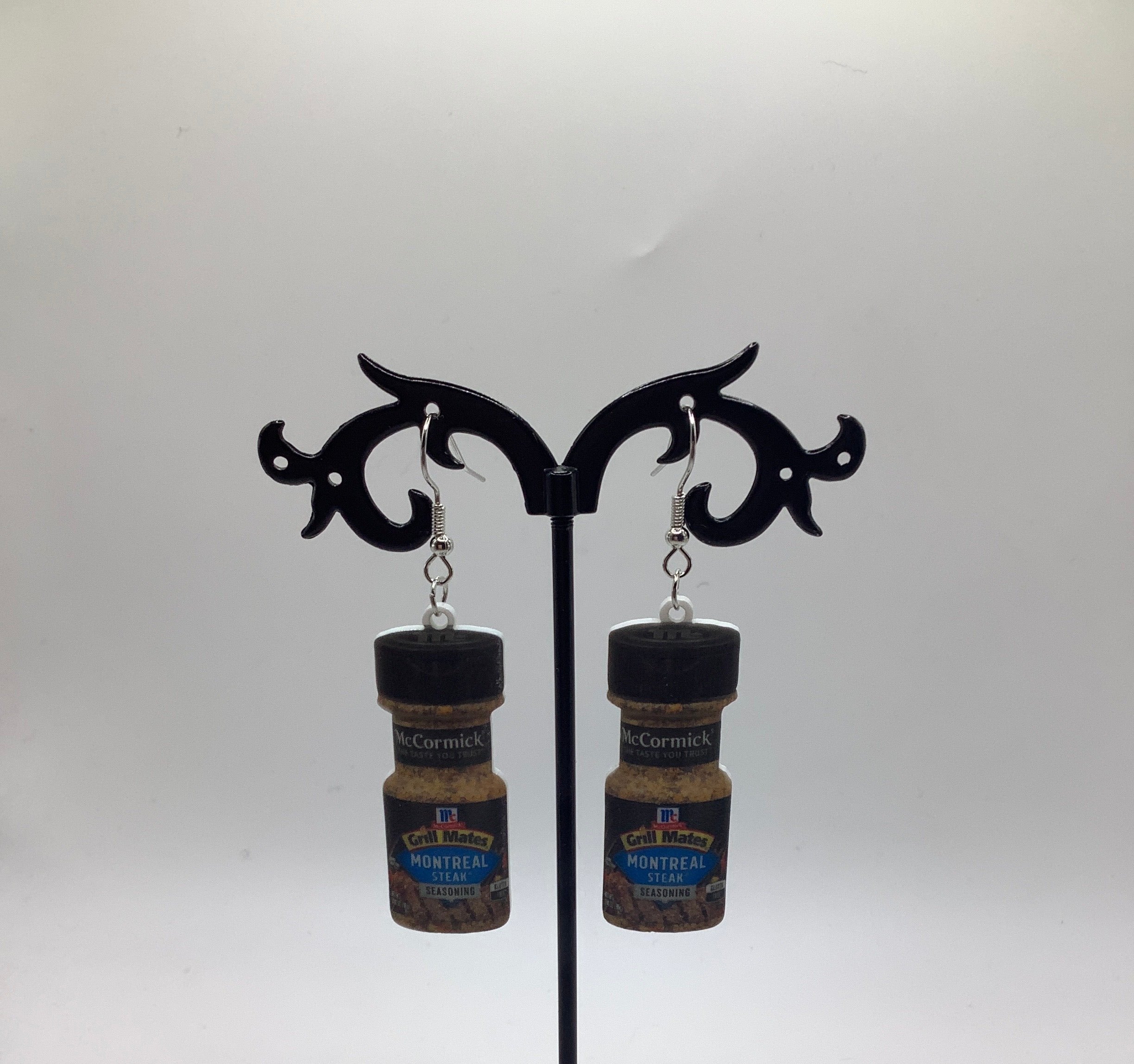 Montreal Steak seasoning earrings