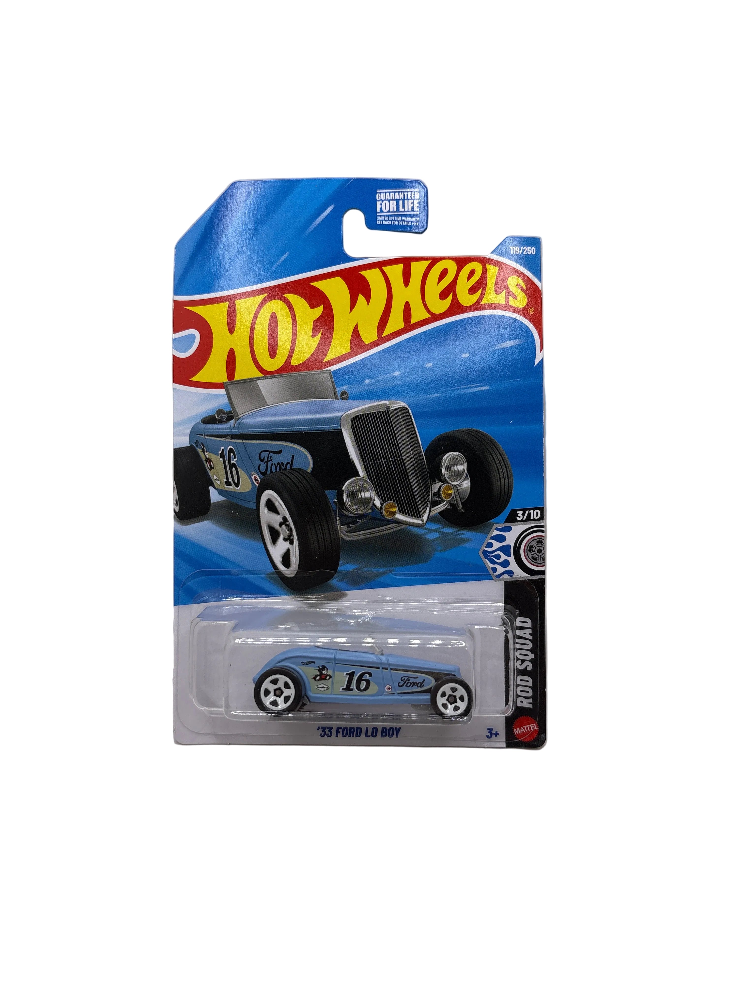 Hot Wheels 33 Ford Lo Boy Diecast blue