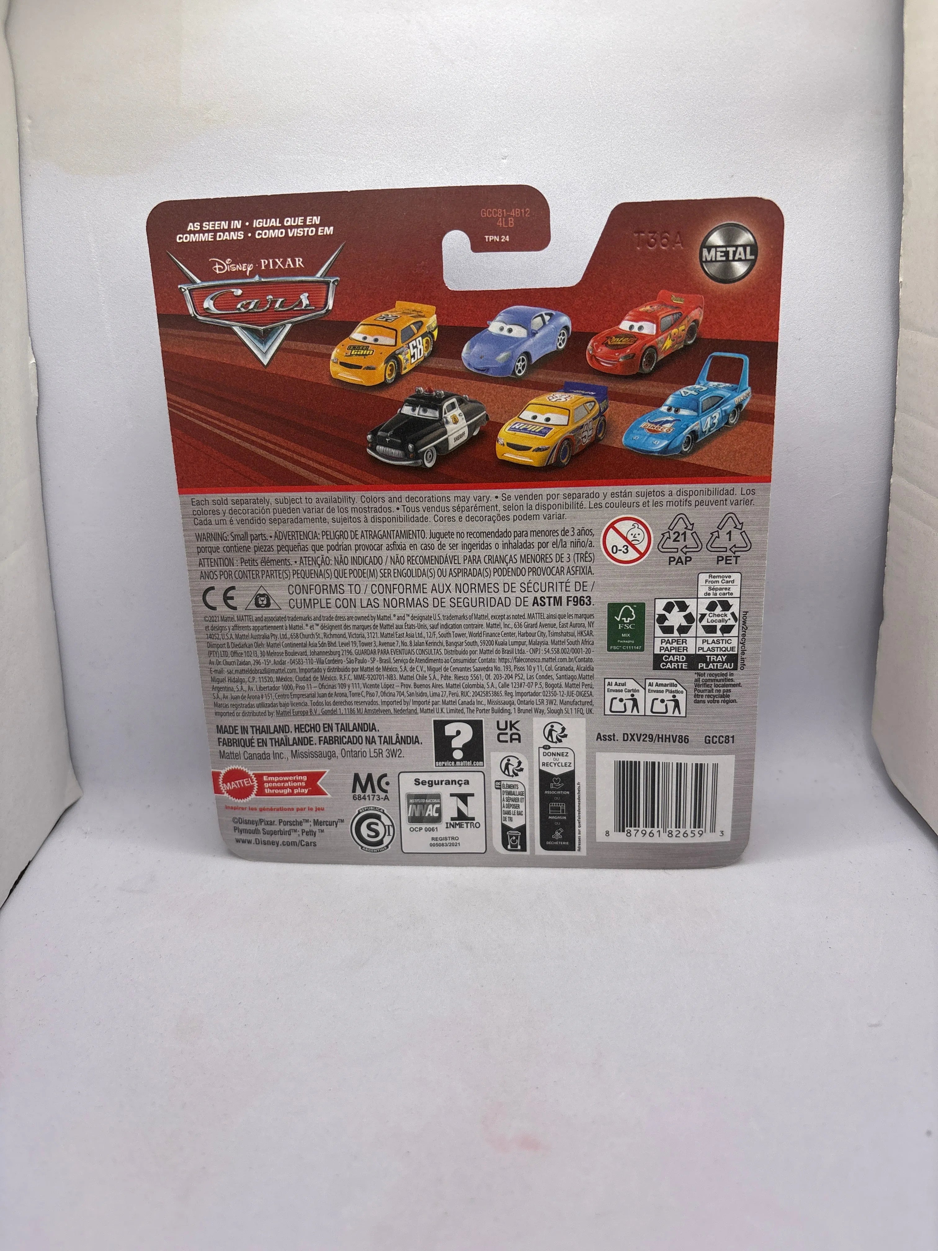 Disney Pixar Cars Lightning McQueen With Rusteze Sign Diecast