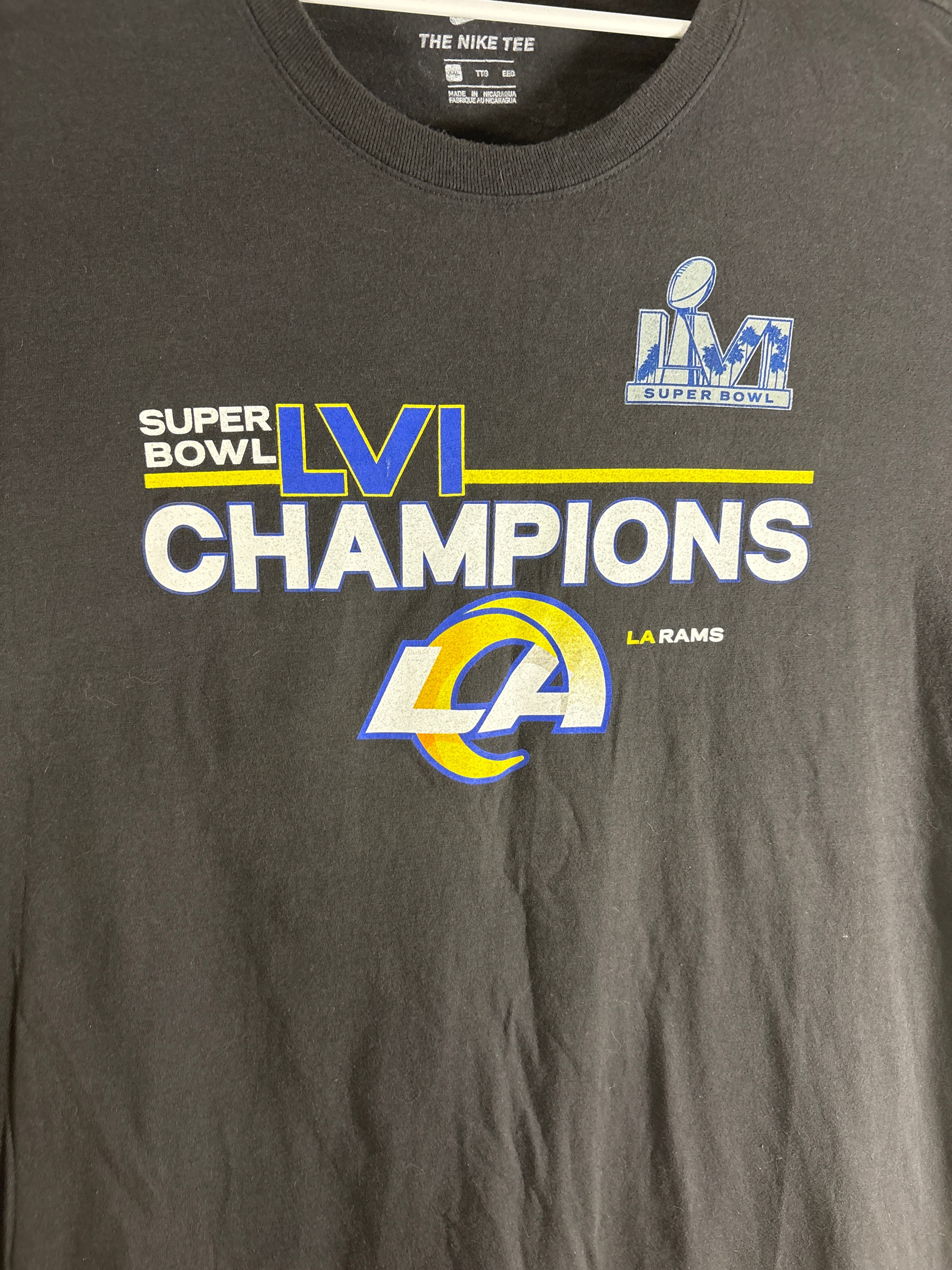 The Nike Tee LA Rams Super Bowl Champions T Shirt