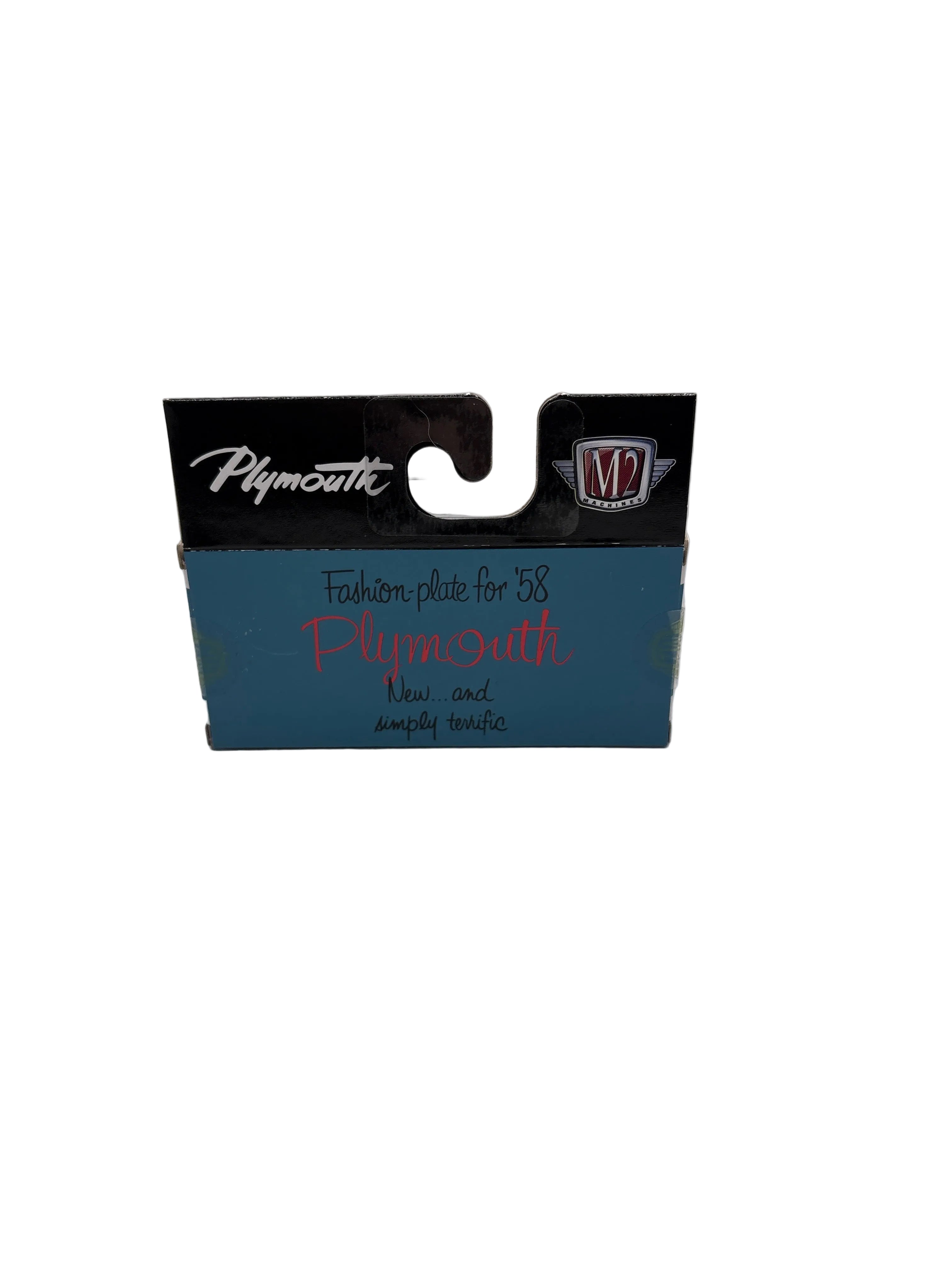 M2 1958 Plymouth Belvedere Diecast blue