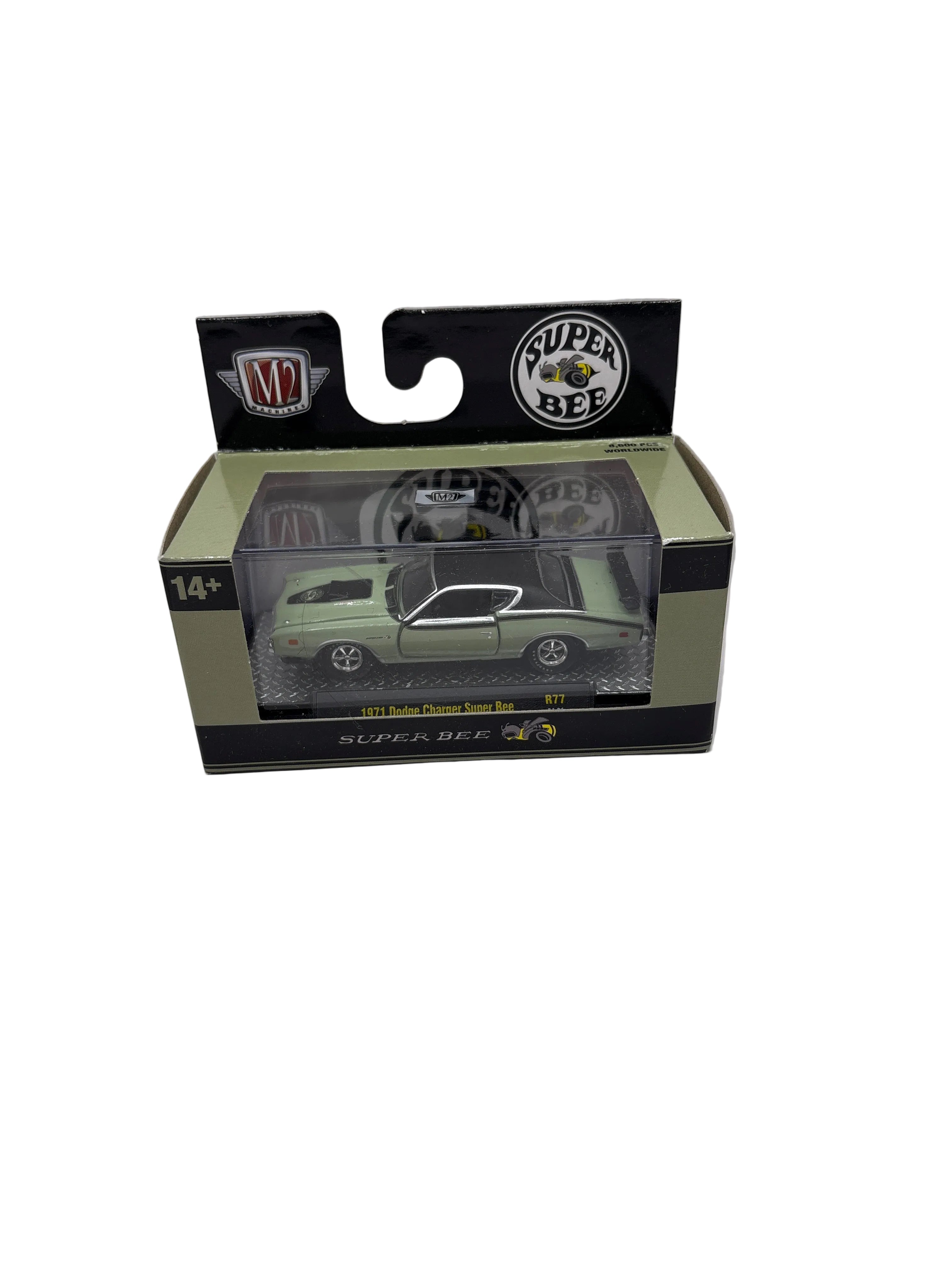 M2 1971 Dodge Charger Super Bee Diecast green