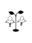 Skeleton and Shackle Earrings