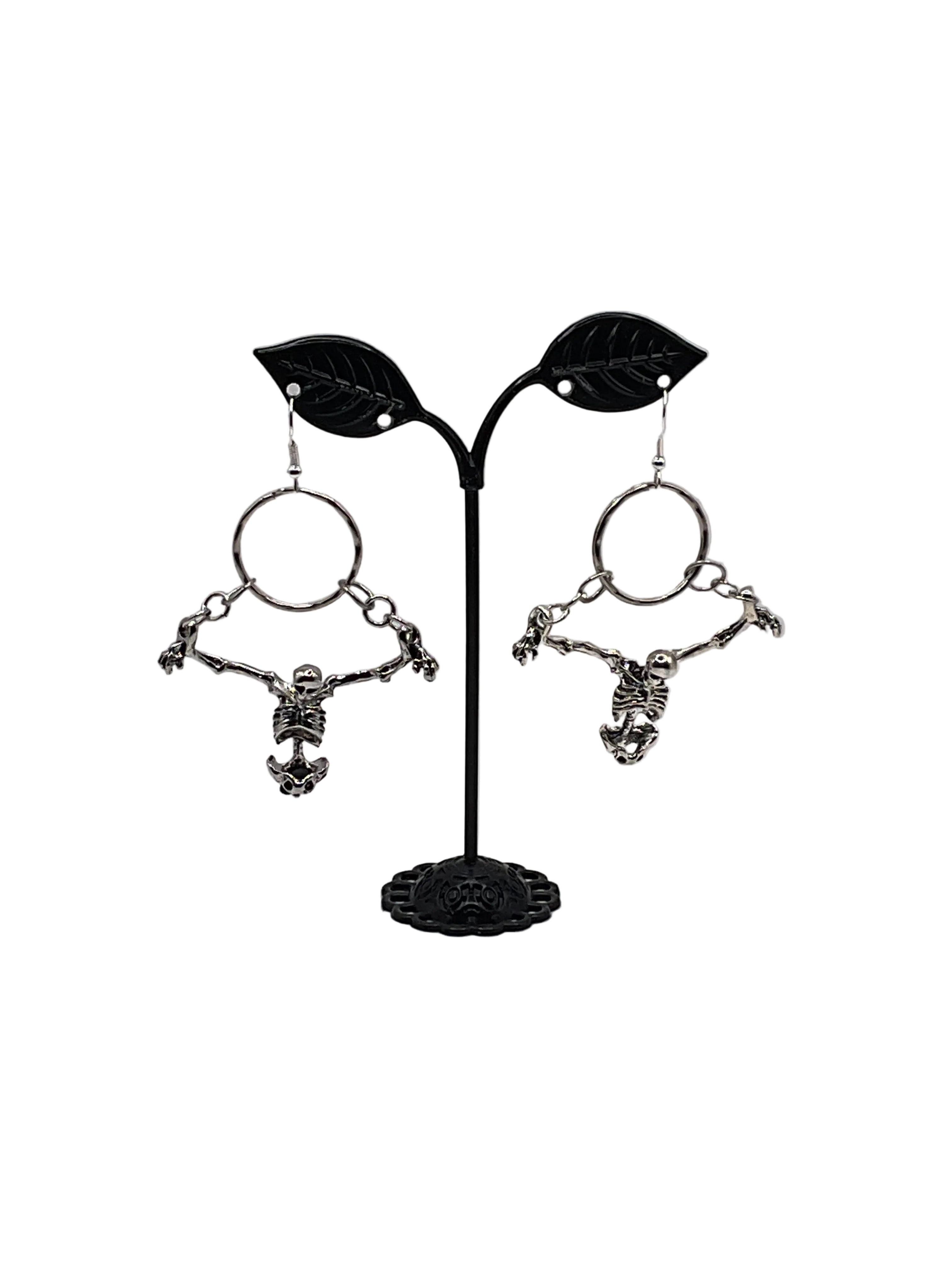 Skeleton and Shackle Earrings