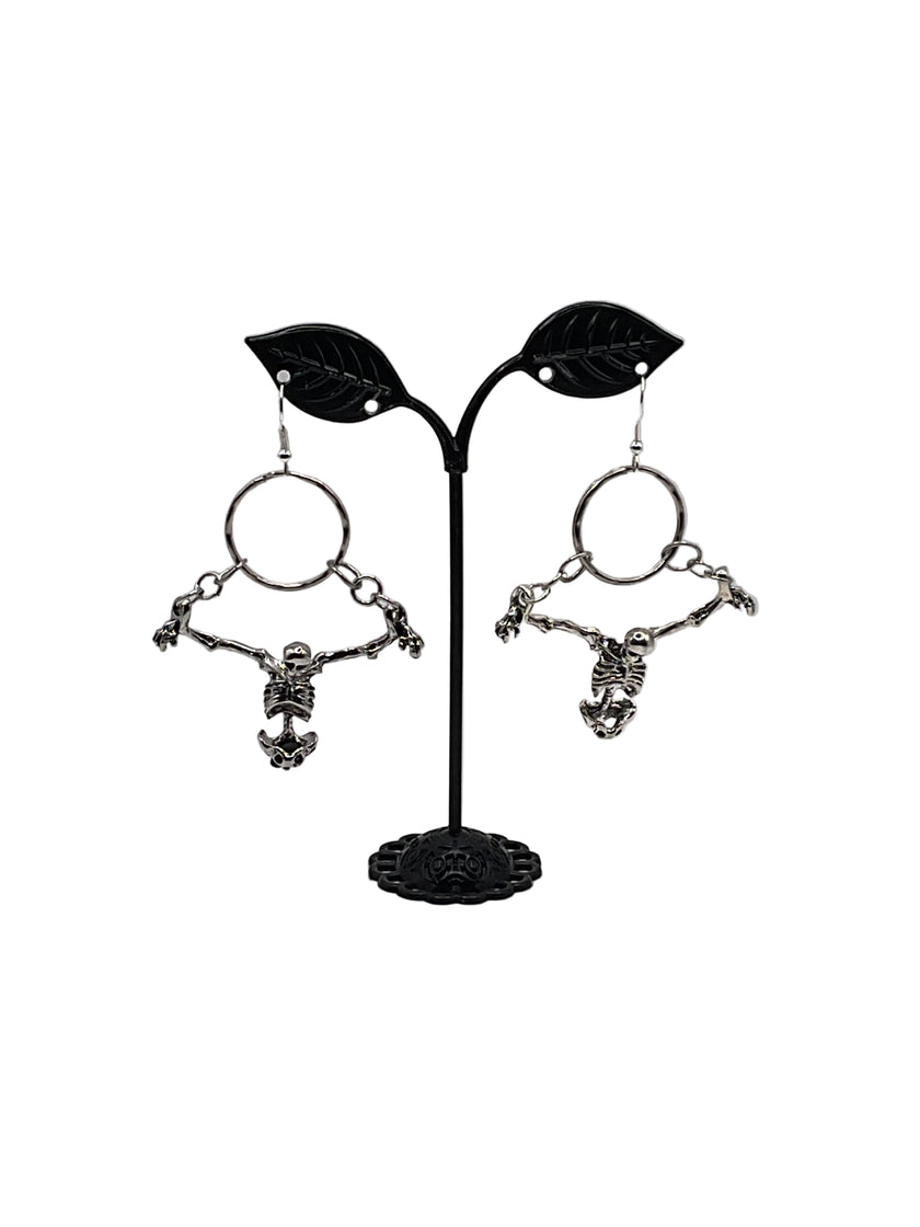 Skeleton and Shackle Earrings