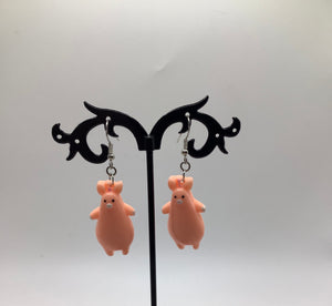 Pig earrings