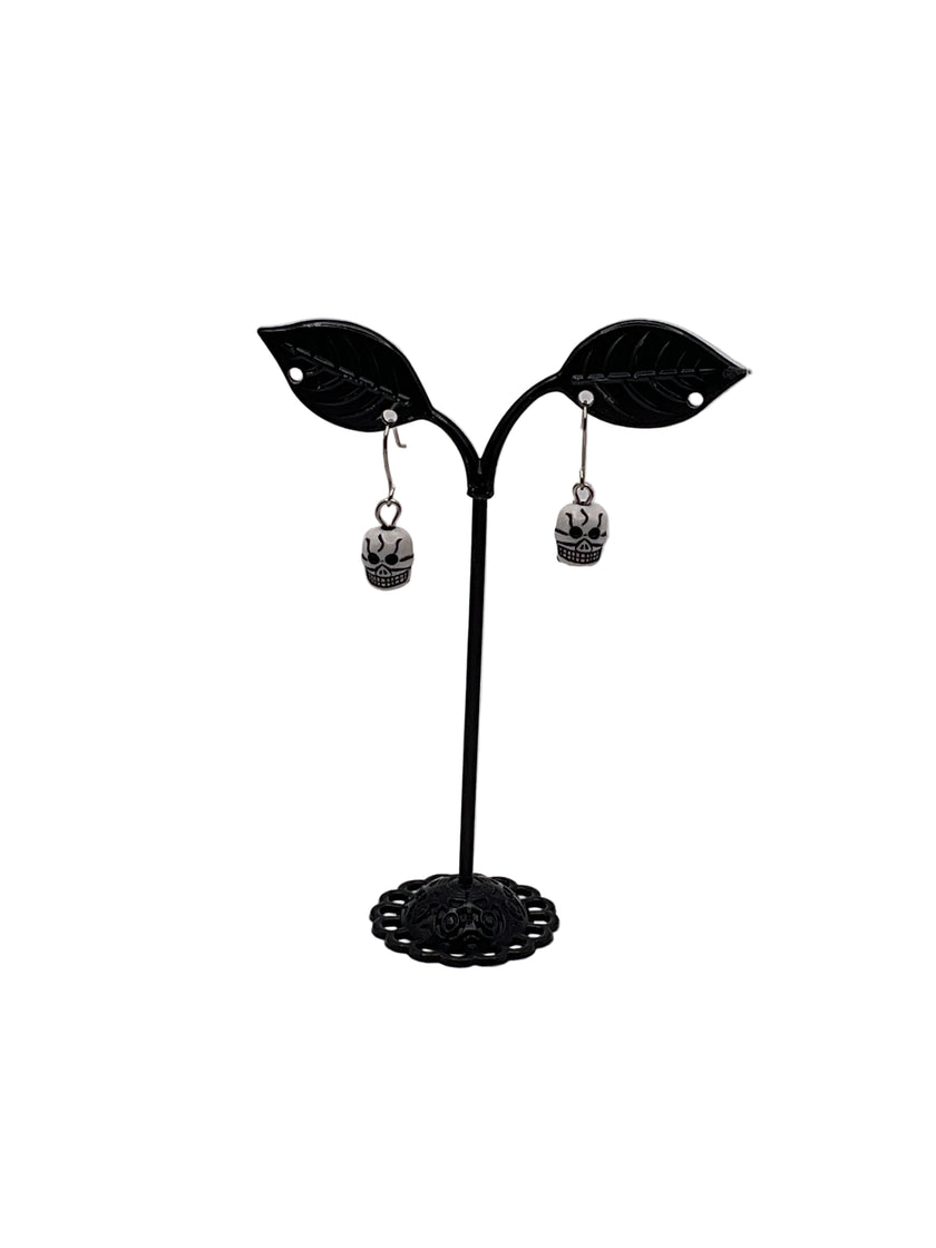 Tiny Skull Earrings