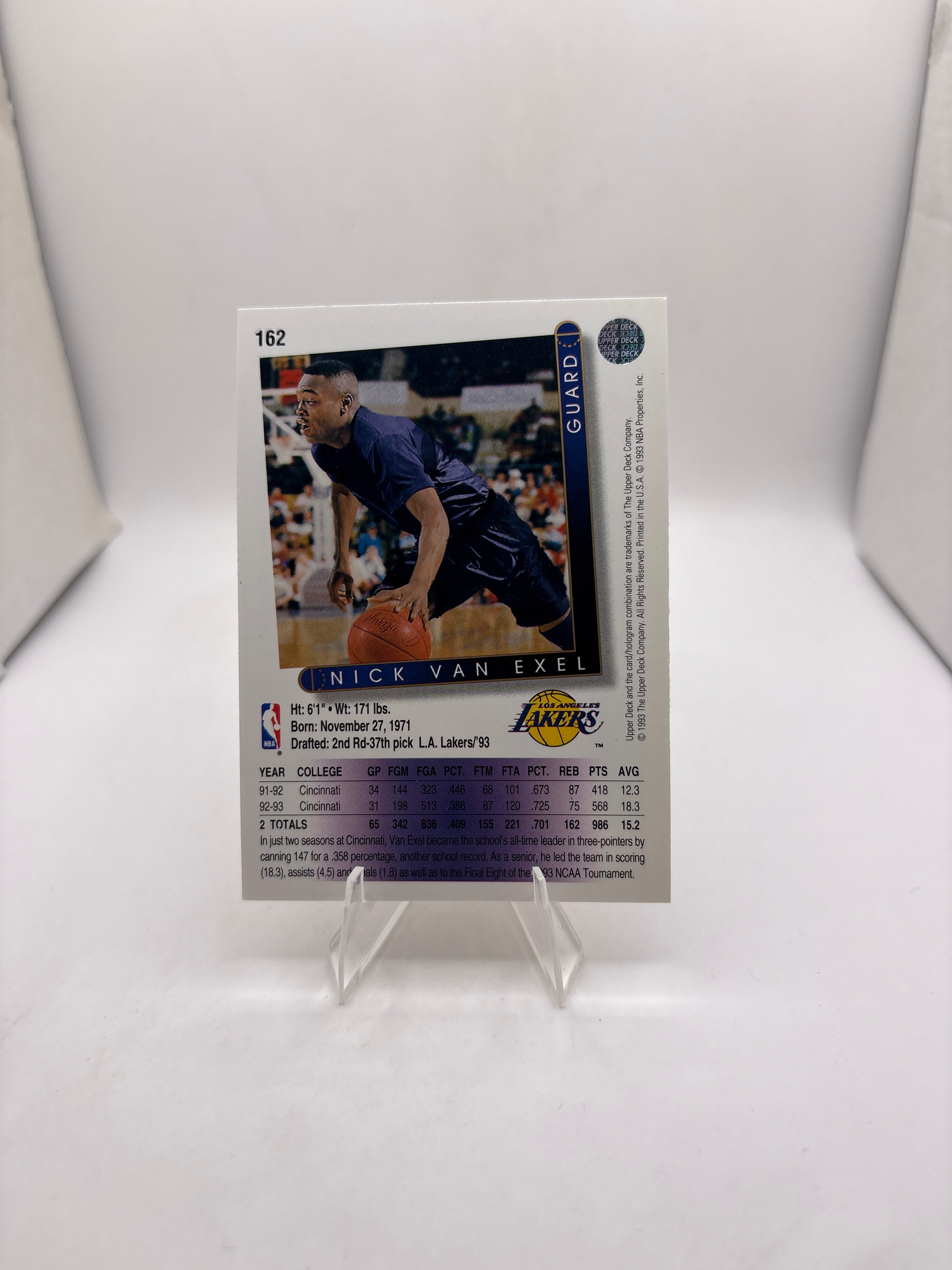Upper Deck Nick Van Exel