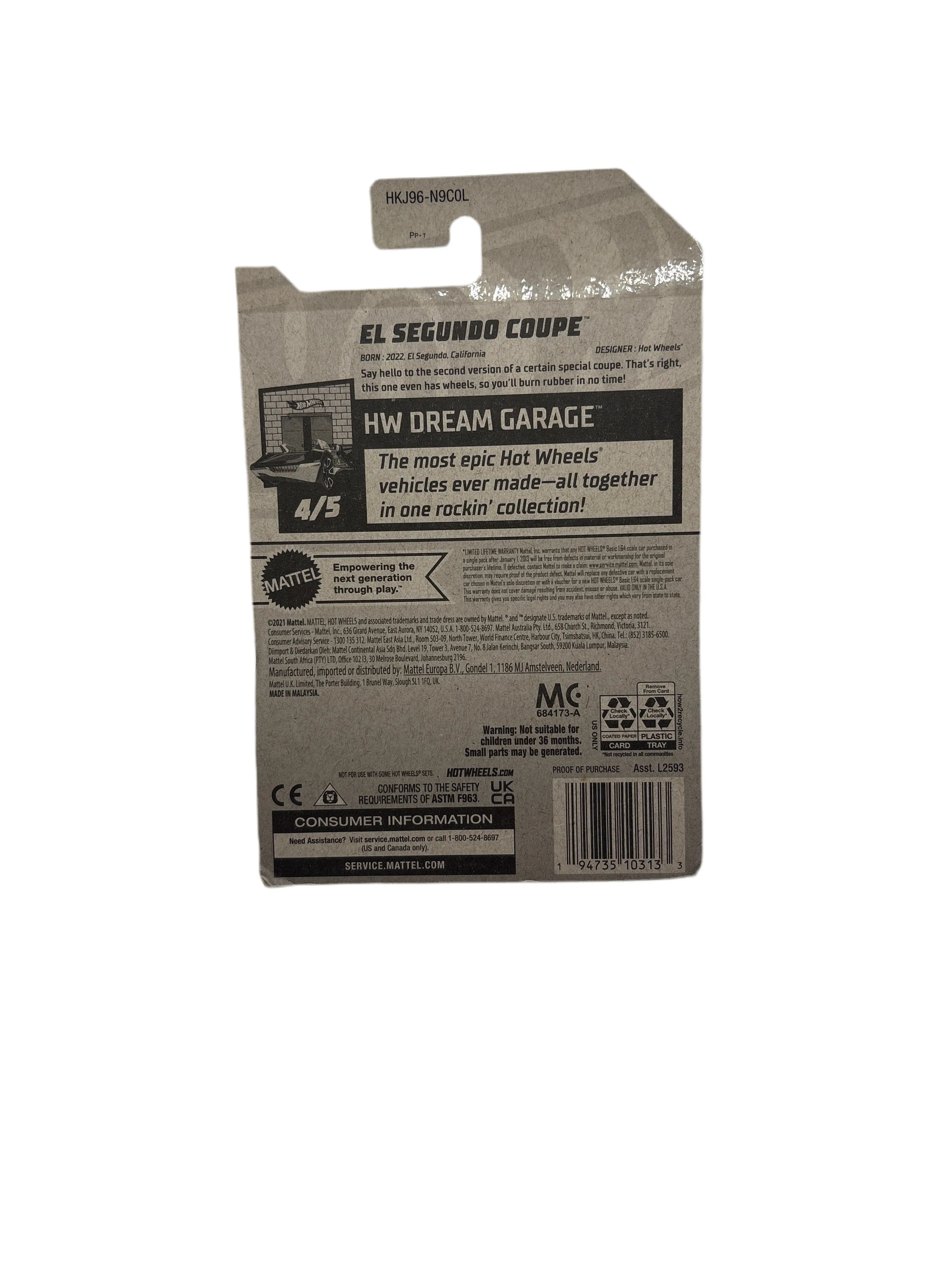 Hot Wheels El Segundo Coupe Diecast