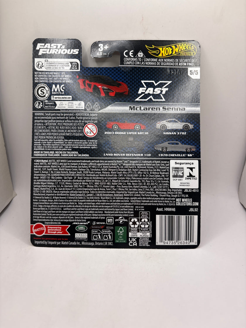 Hot Wheels McLaren Senna Diecast red