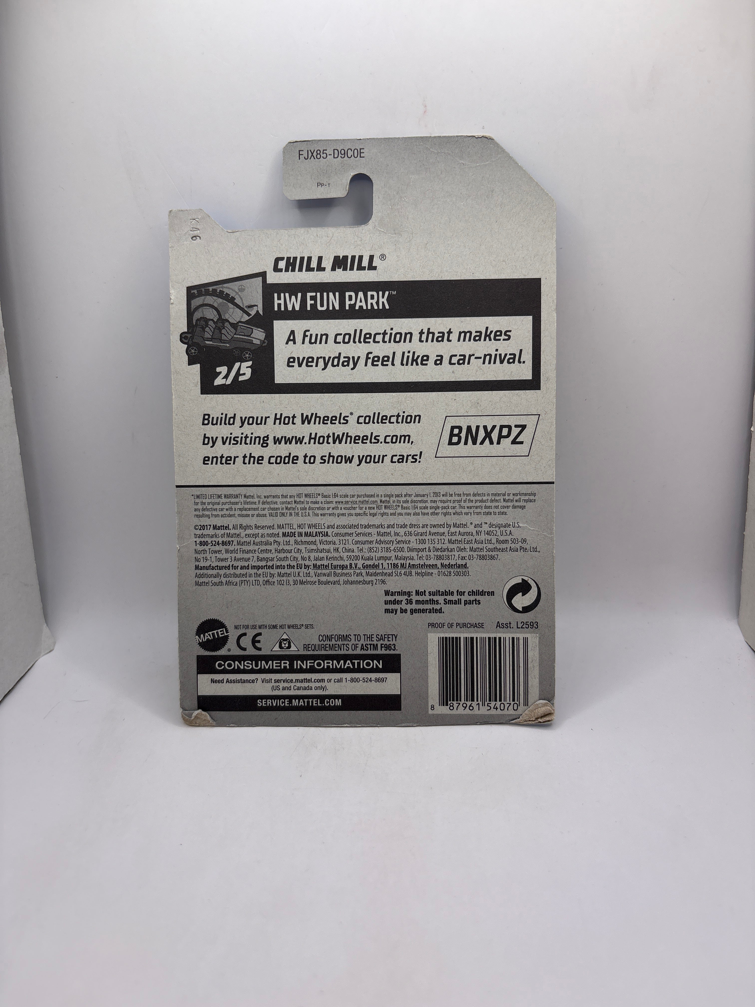 Hot Wheels Chill Mill Diecast multi color
