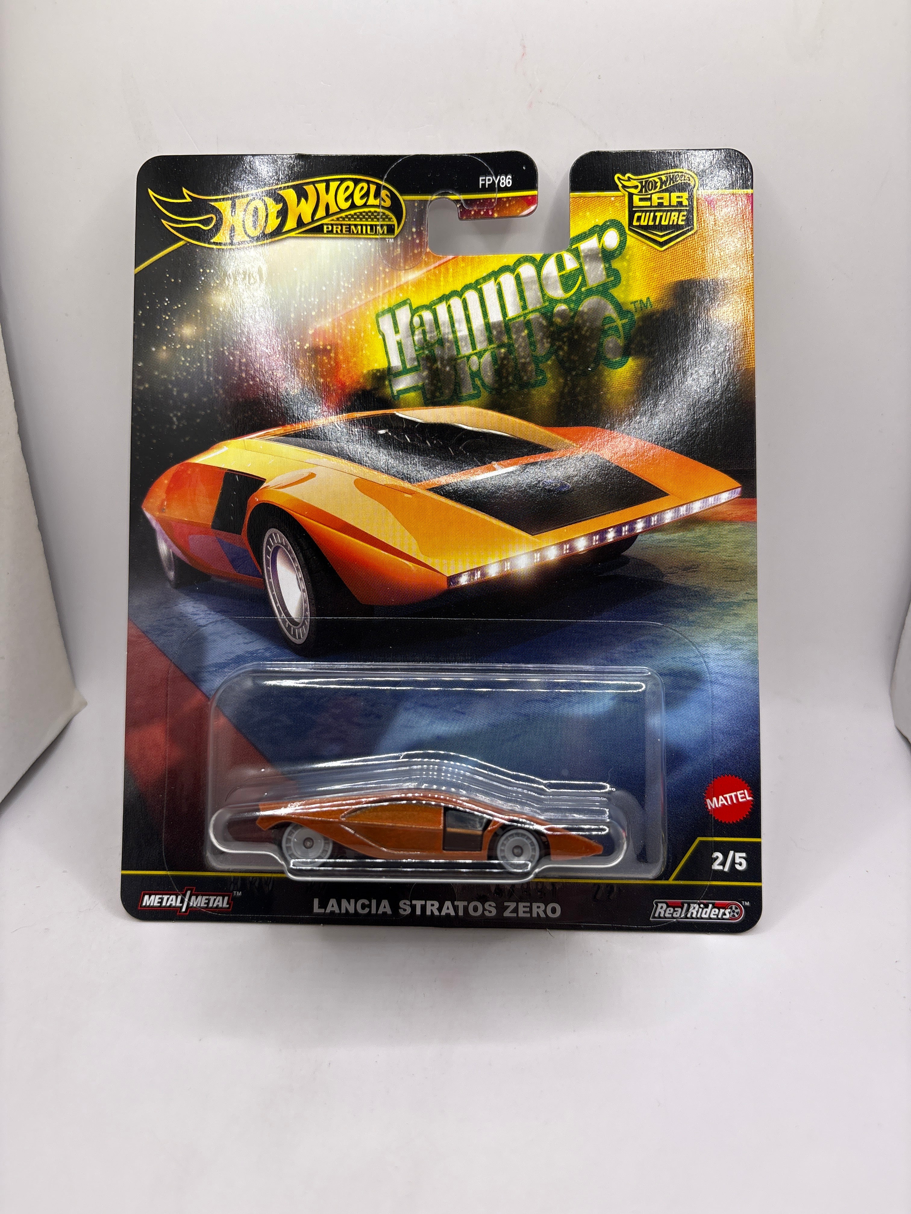 Hot Wheels Lancia Stratos Zero Diecast orange