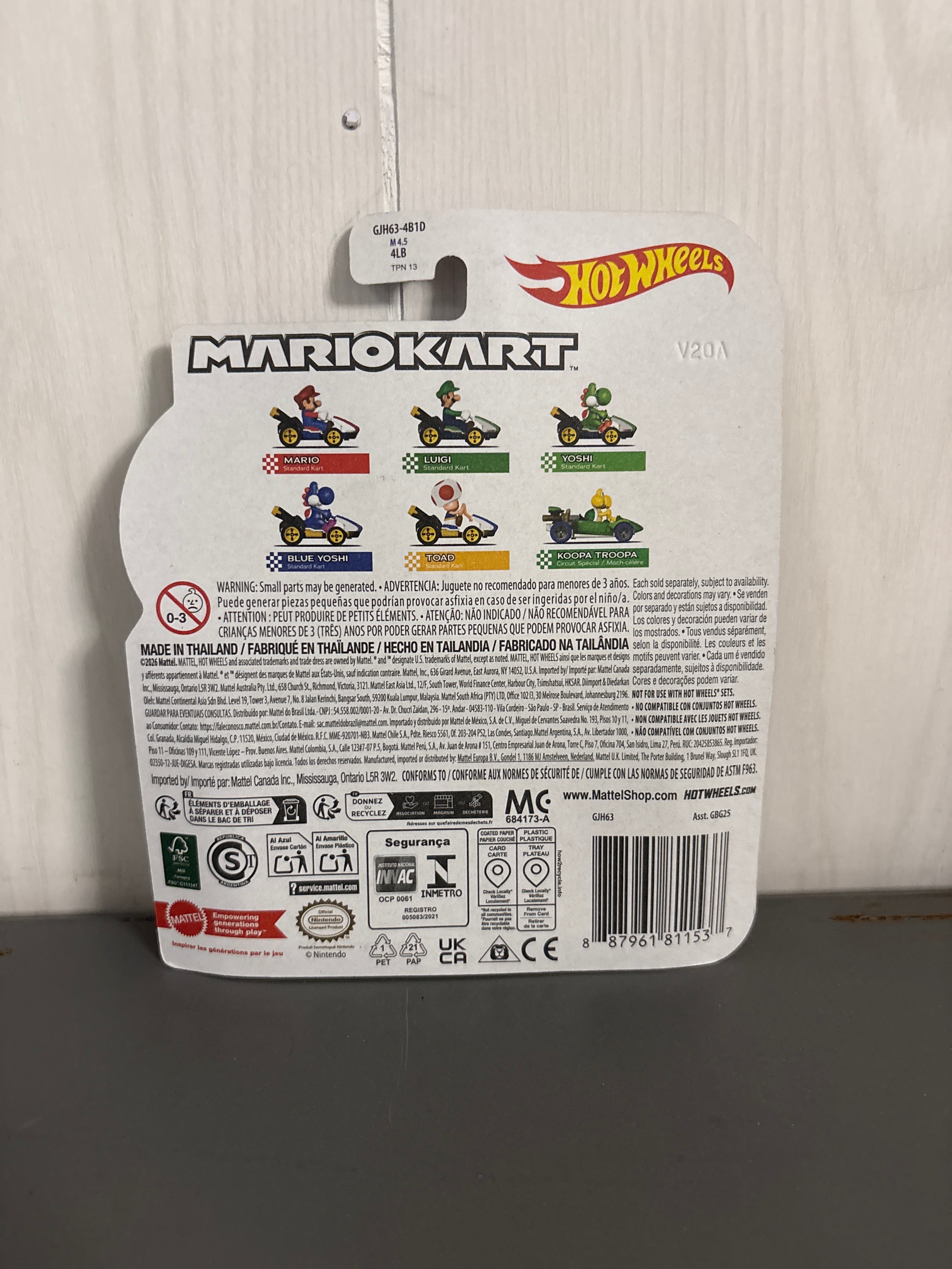 Hot Wheels Toad Standard Kart Diecast