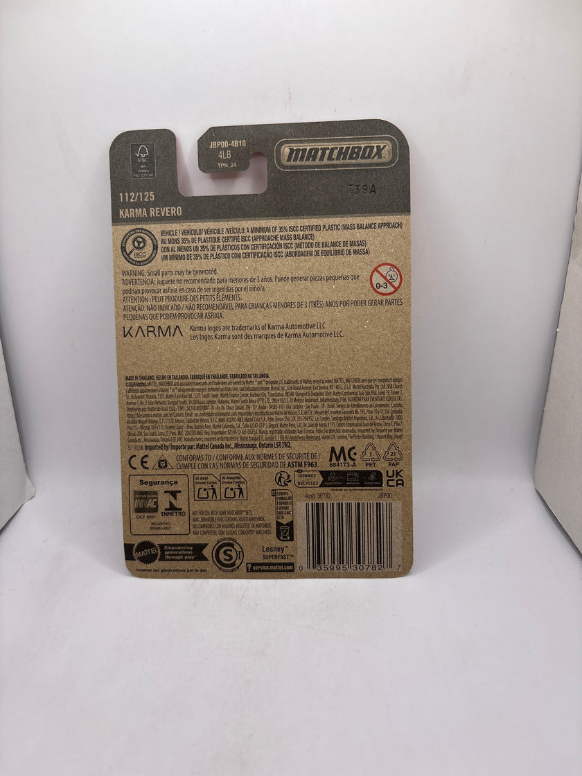 Matchbox Karma Revero Diecast