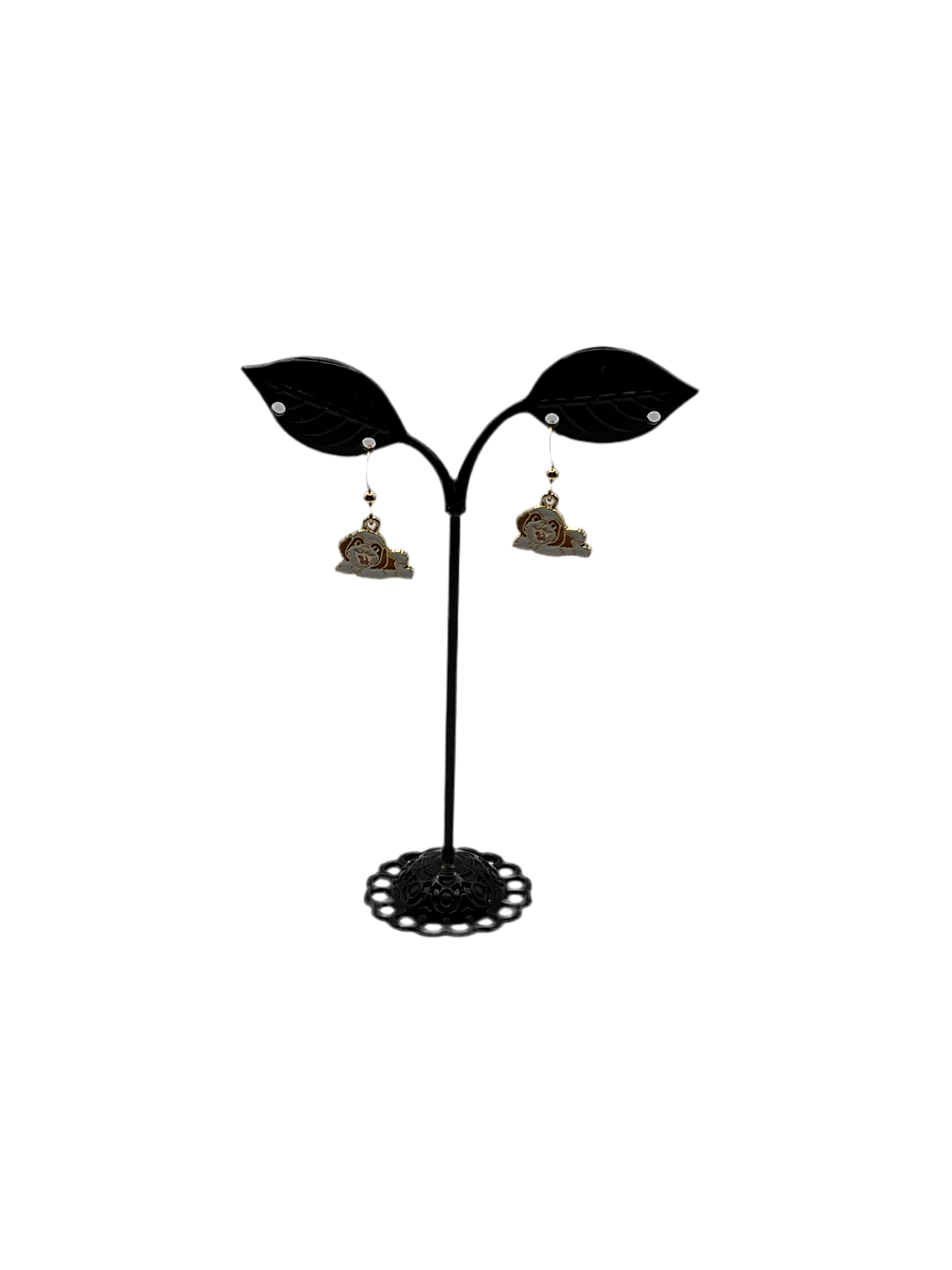 dog earrings
