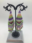 Peruvian beaded earrings