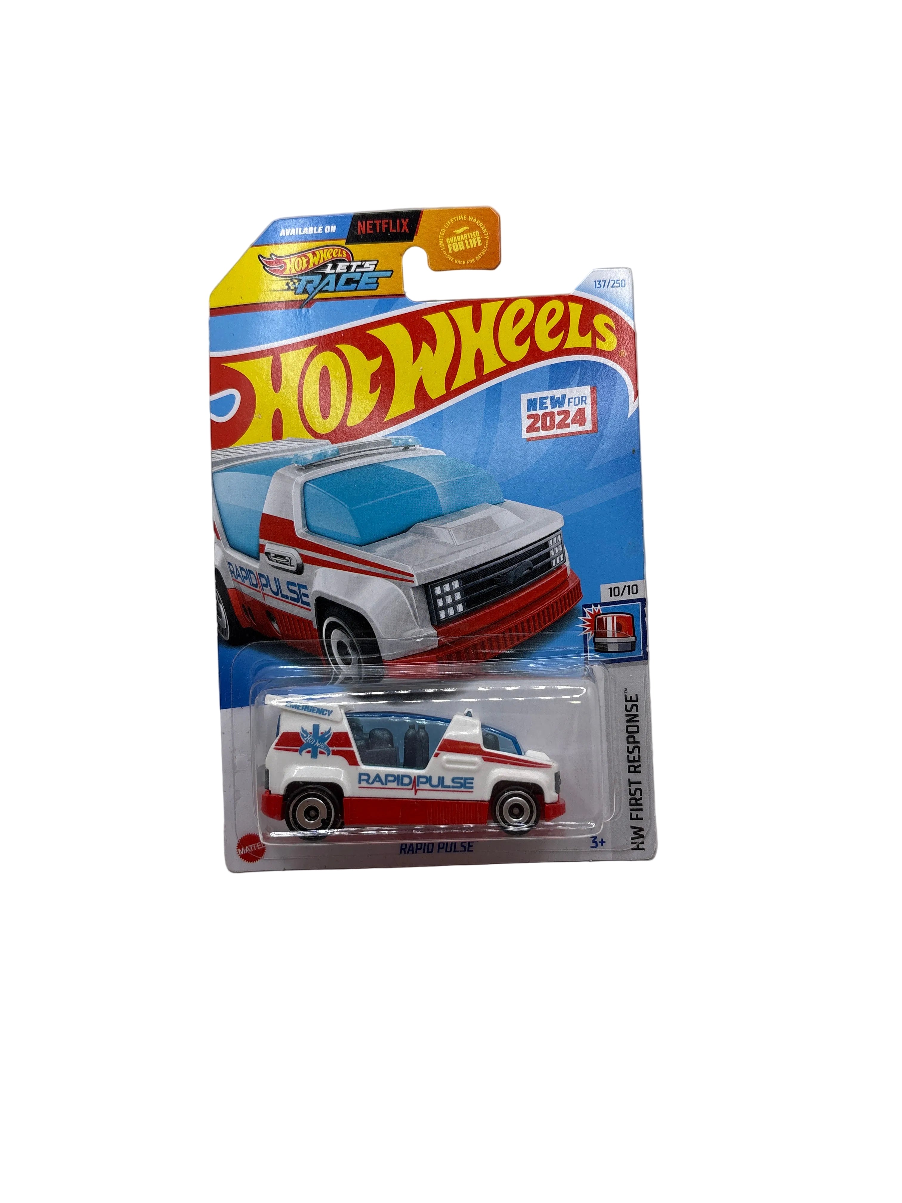 Hot Wheels Rapid Pulse Diecast white
