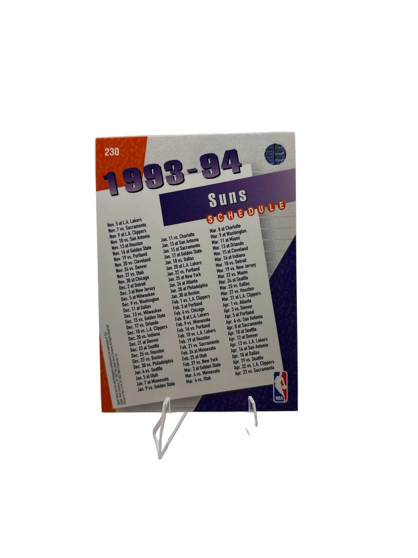 Upper Deck Phoenix Suns Team Card