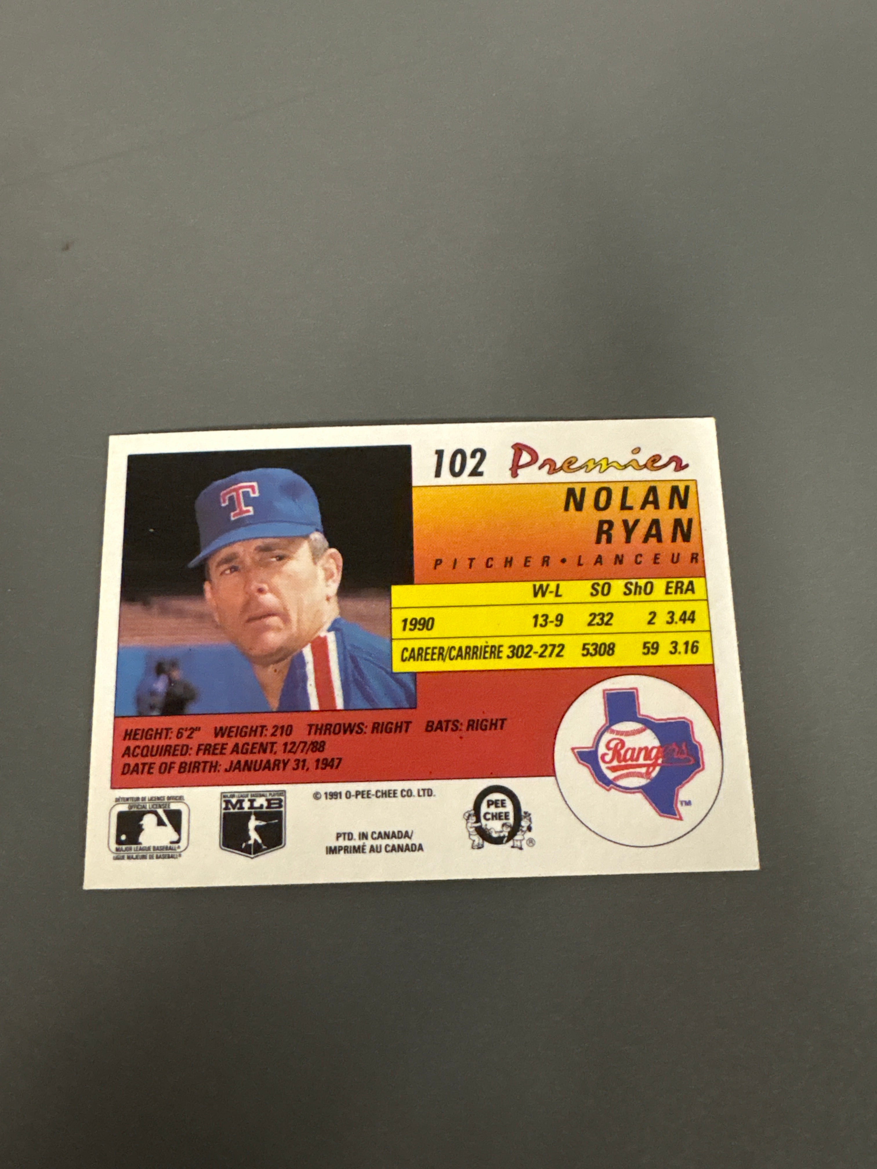 Premier Nolan Ryan