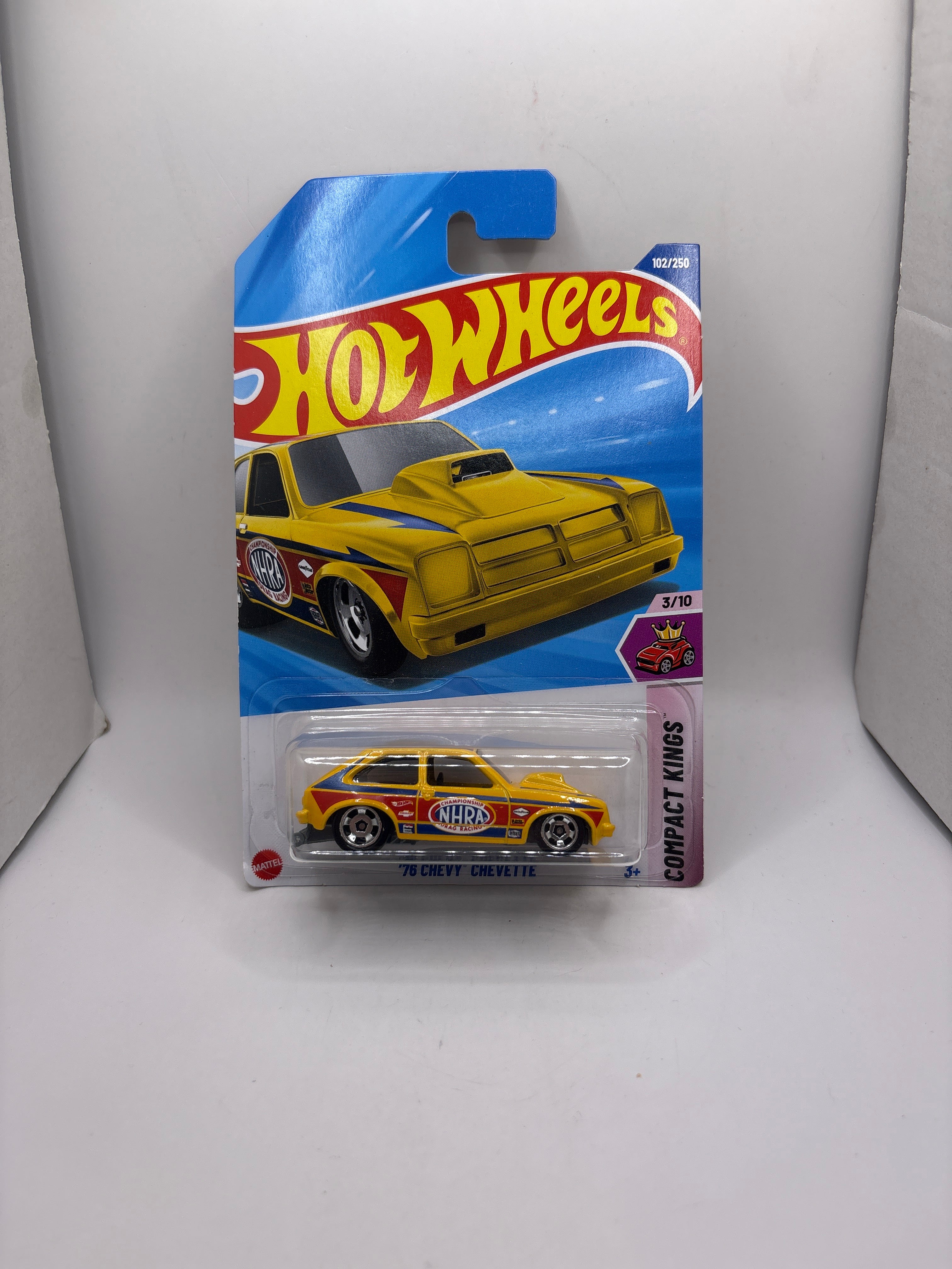 Hot Wheels 76 Chevy Chevette Diecast Yellow