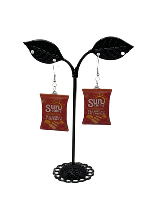 Sun chip earrings