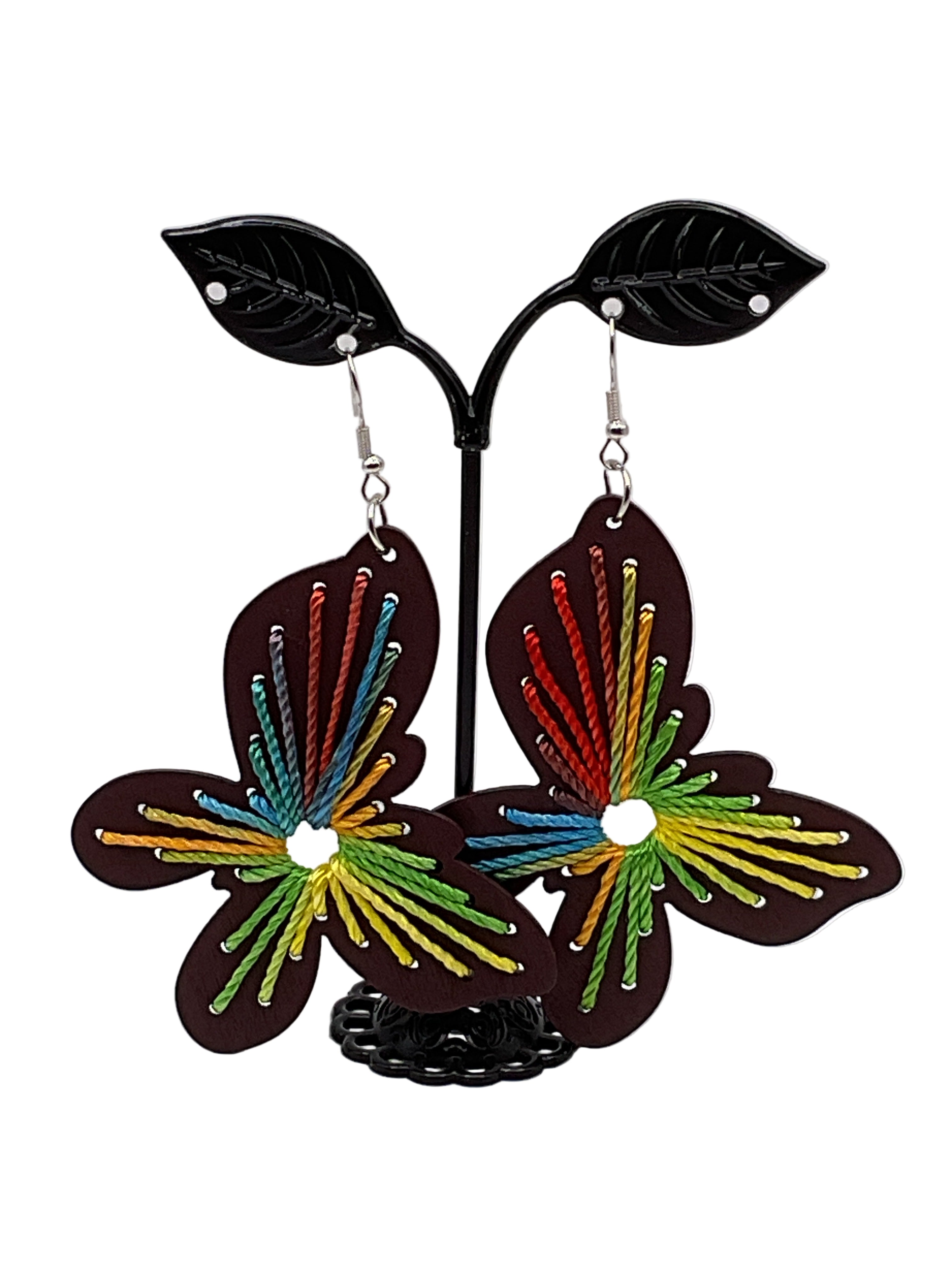 String Art Butterfly Earrings