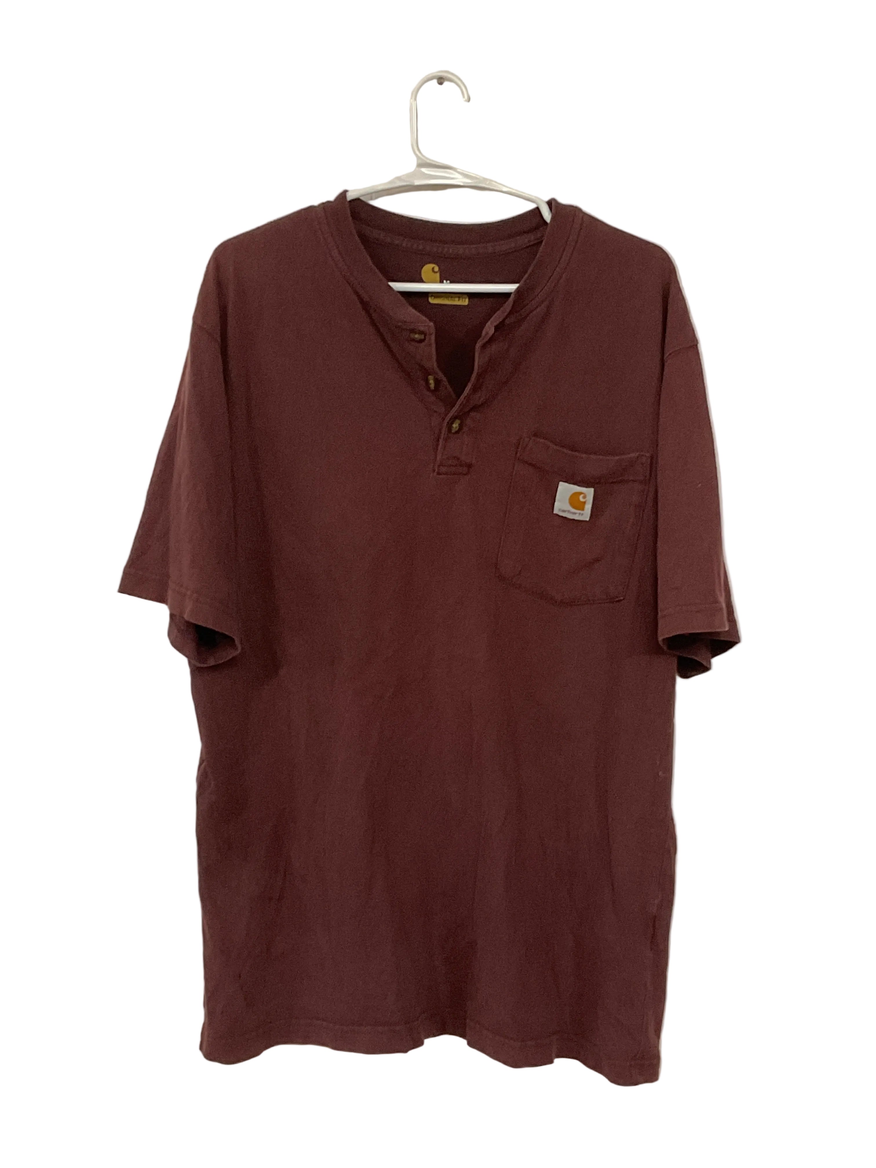 Maroon work shirt