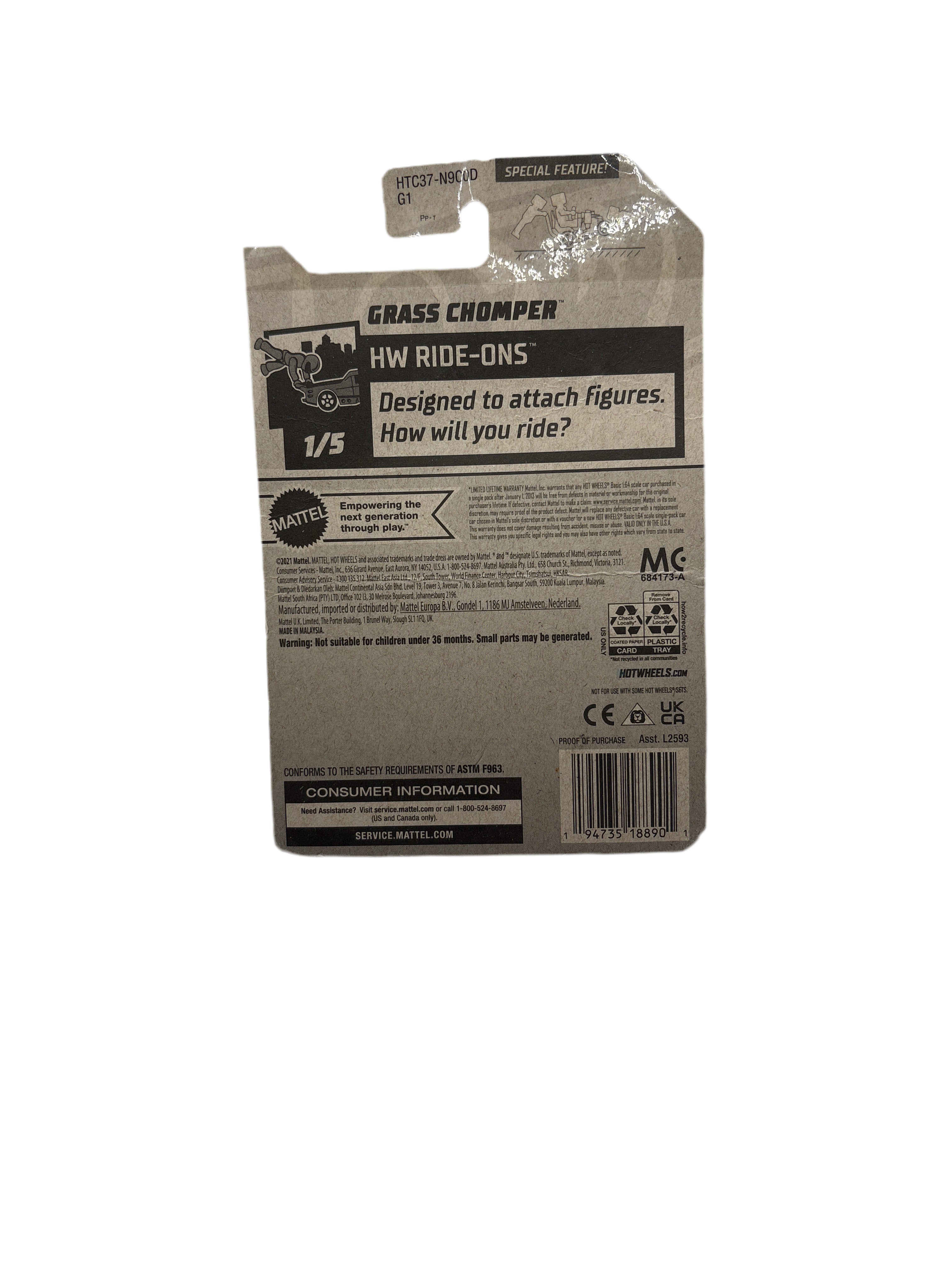 Hot Wheels Grass Chomper Diecast