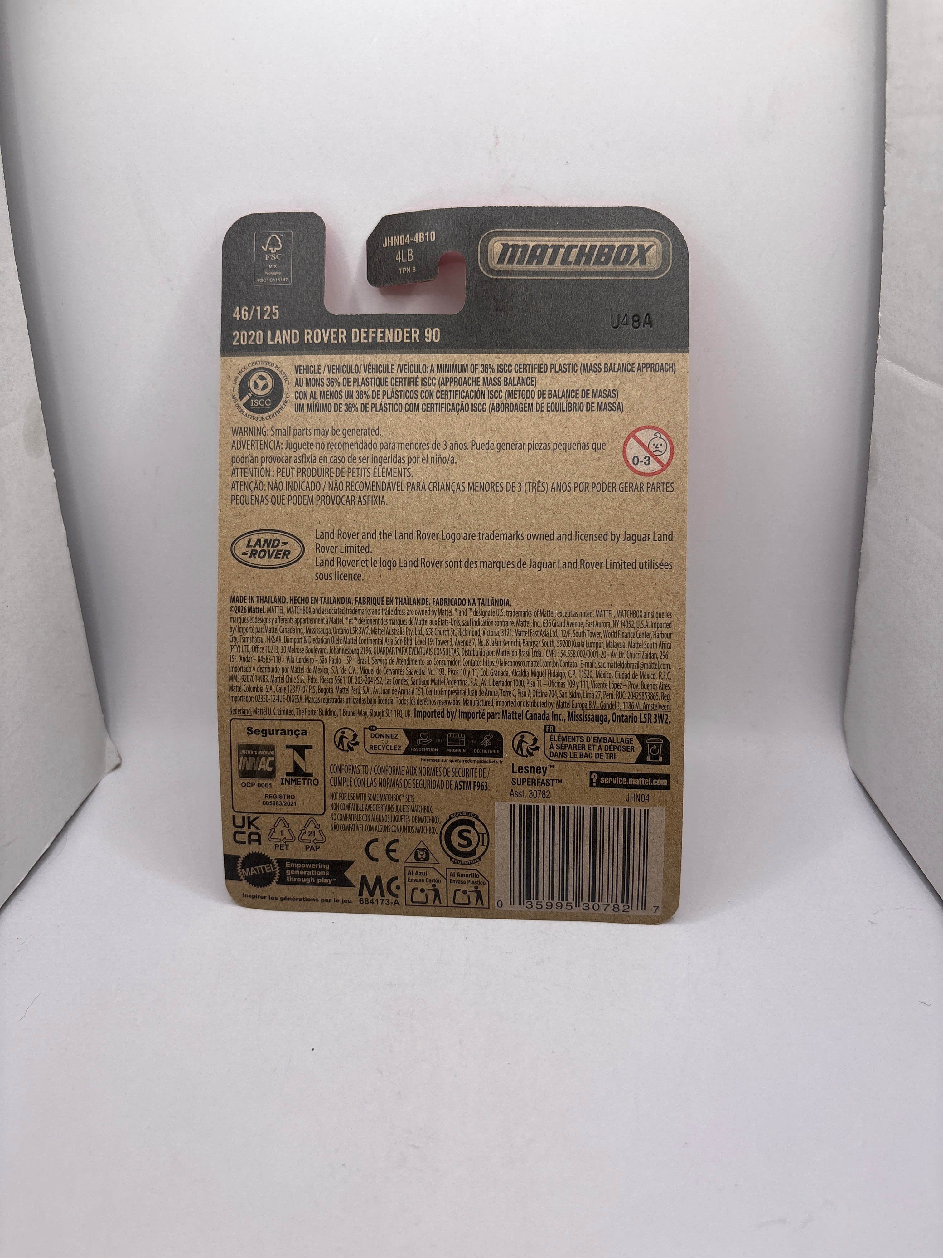 Matchbox 2020 Land Rover Defender 90 Diecast