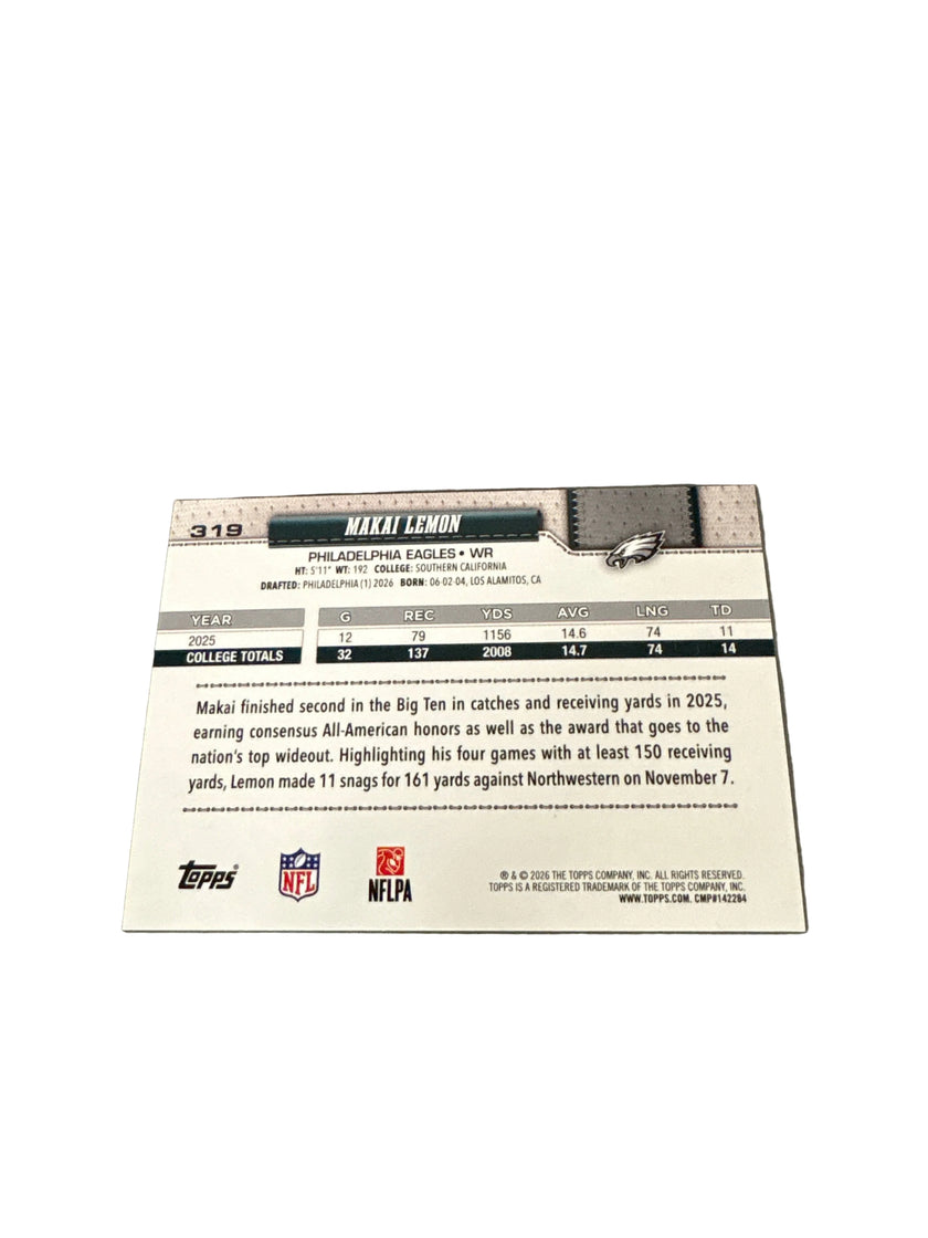 Topps Makai Lemon