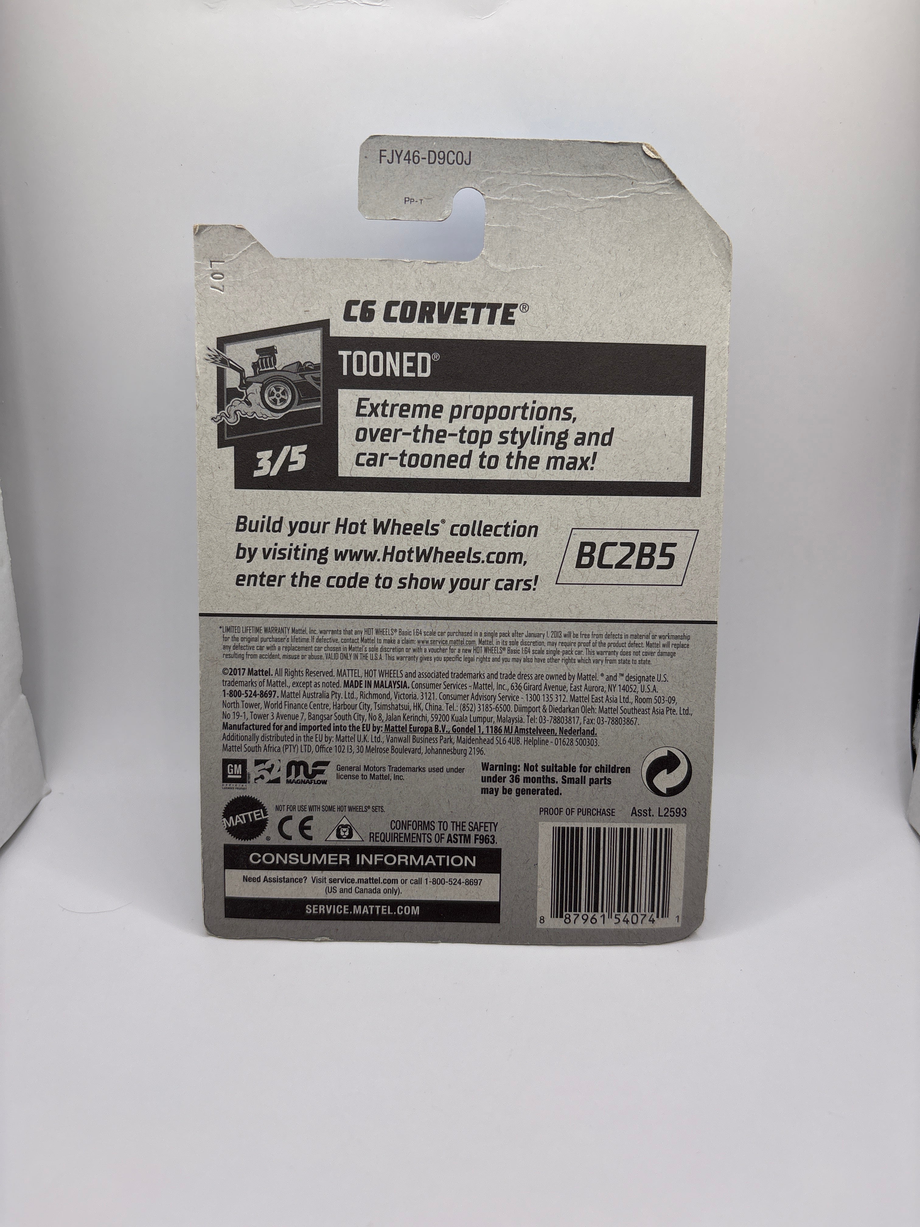 Hot Wheels C6 Corvette Diecast