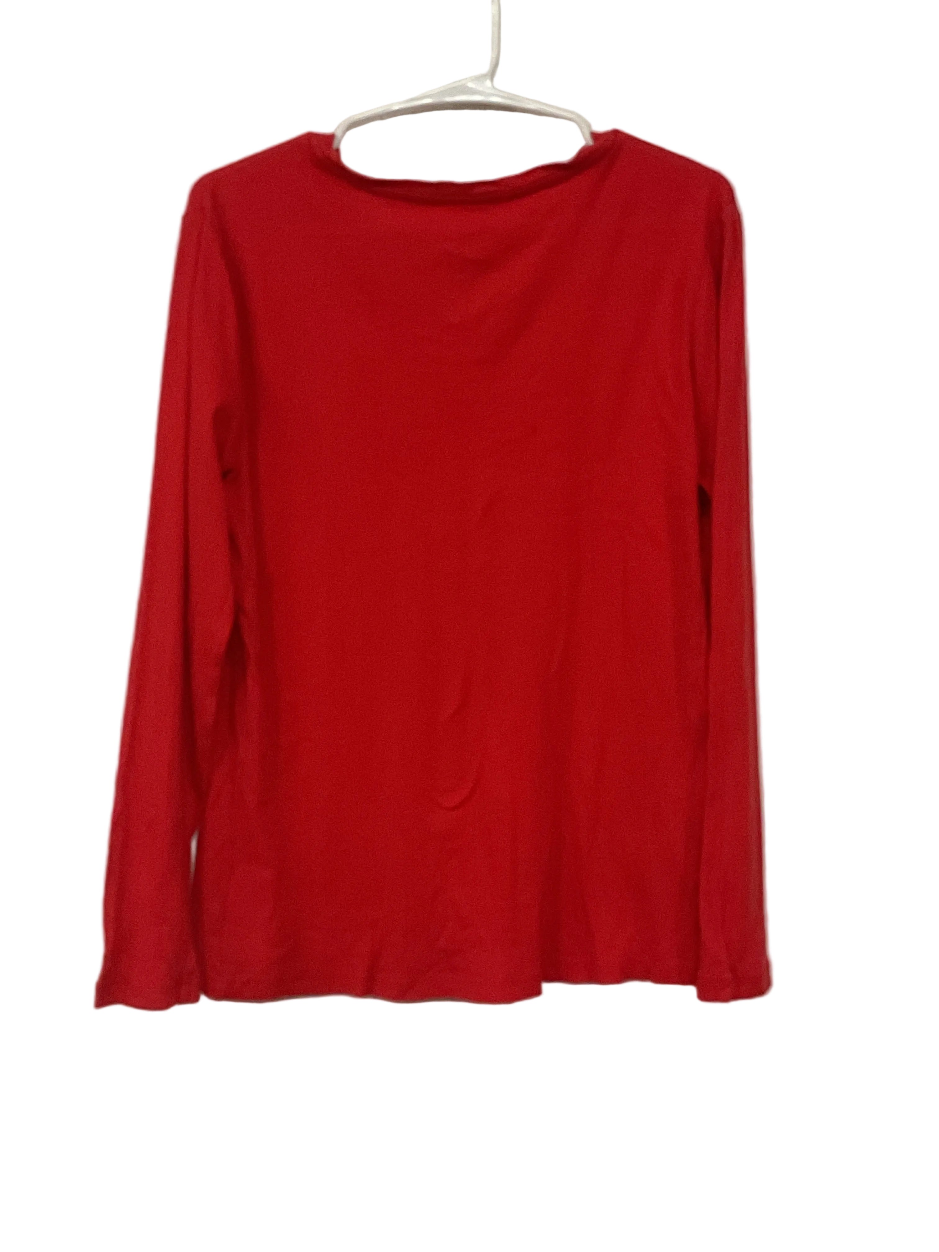 Long Sleeve Red Shirt