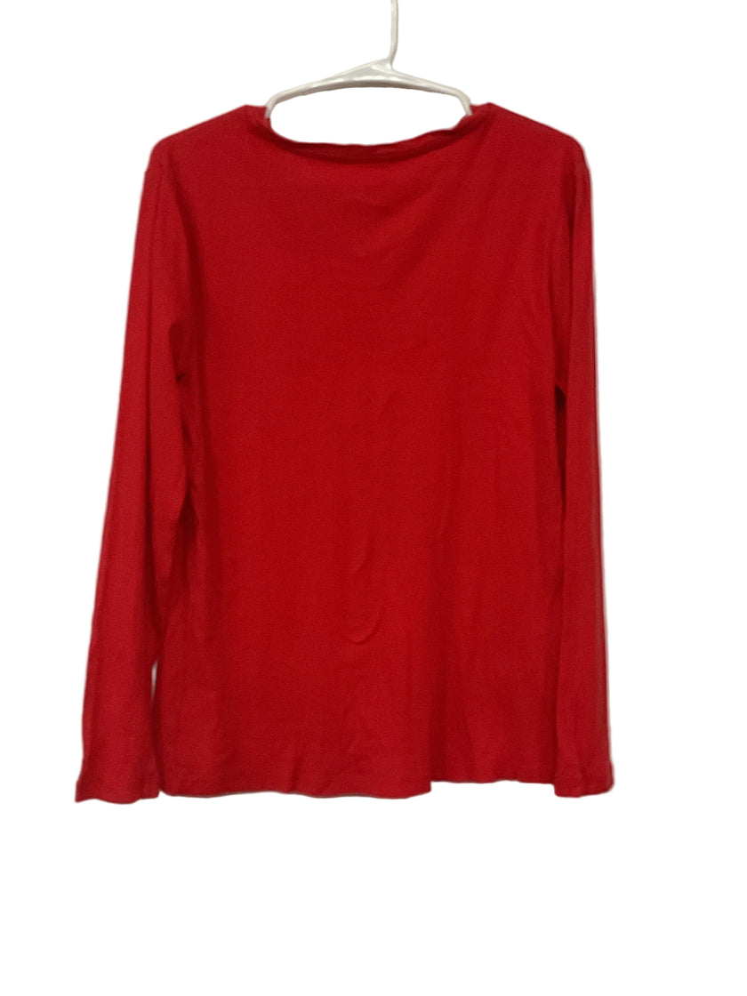 Long Sleeve Red Shirt