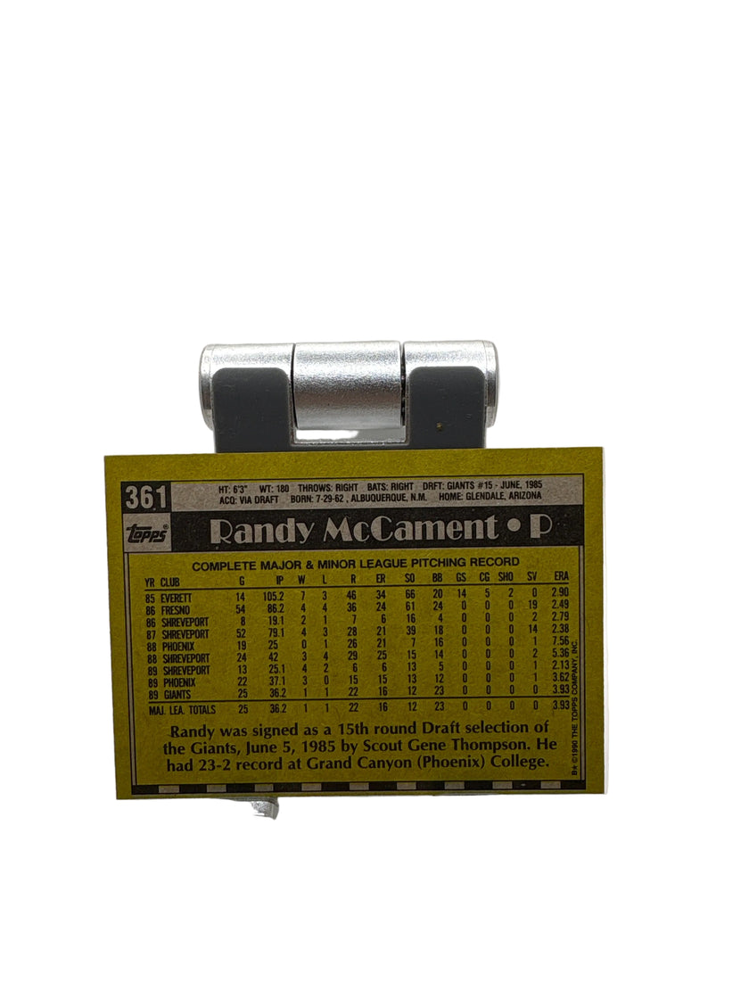 Topps Randy McCament