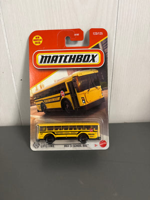 Matchbox MBX EV School Bus Diecast