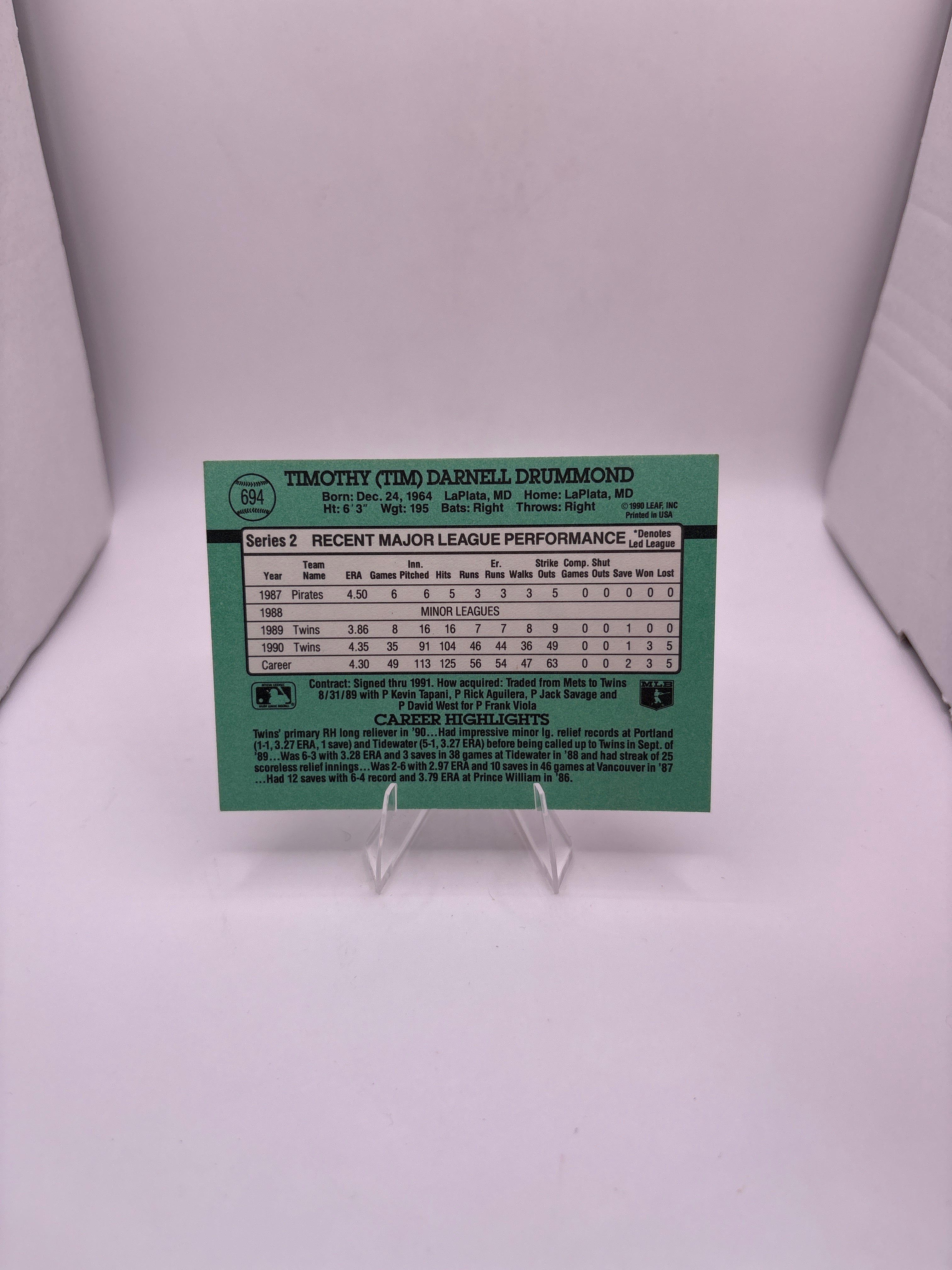 Donruss Tim Drummond