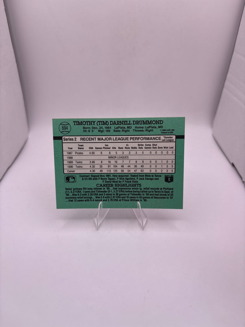 Donruss Tim Drummond
