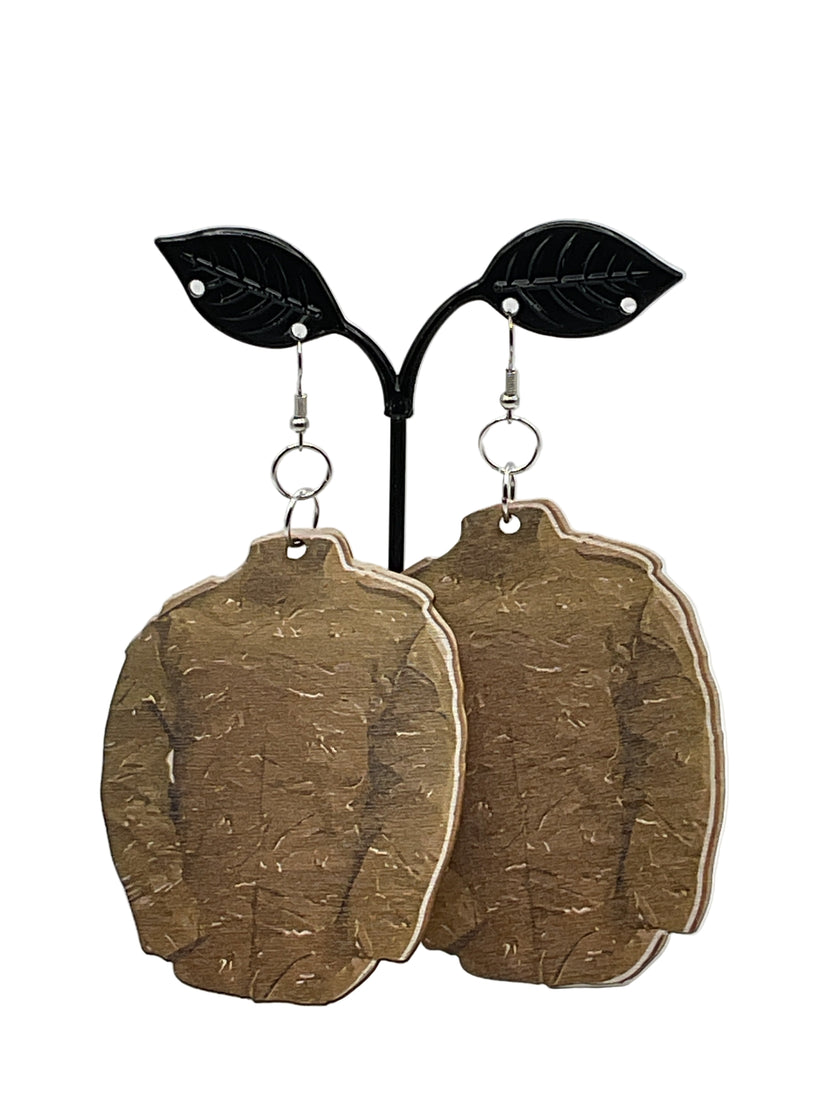 Military Gear Earrings