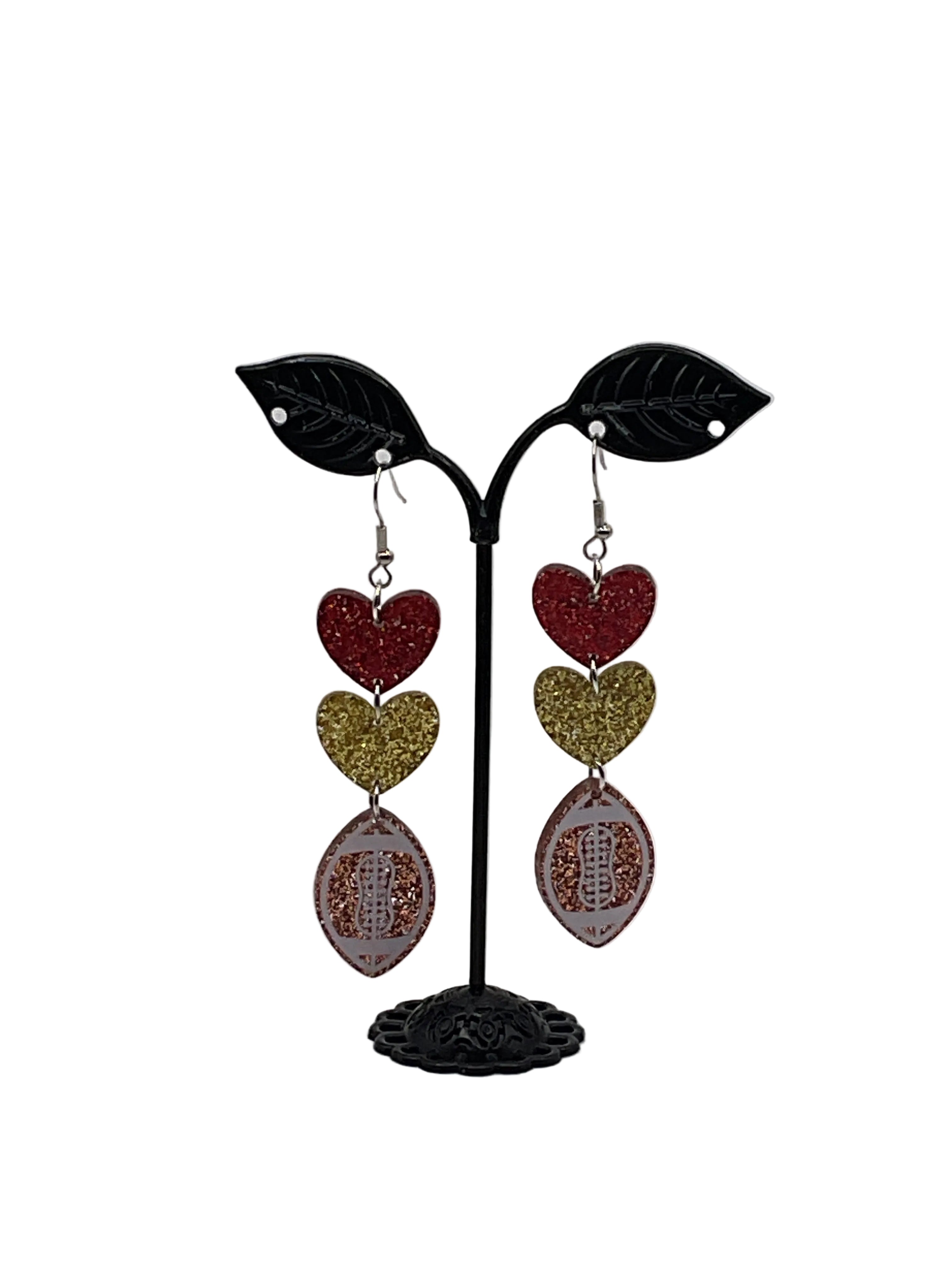 KC Football Earrings