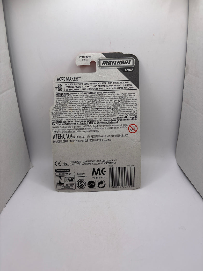 Matchbox Acre Maker Diecast
