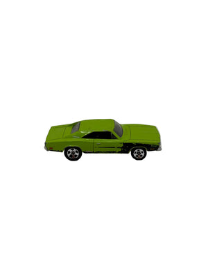 Hot Wheels 69 Dodge Charger Diecast green