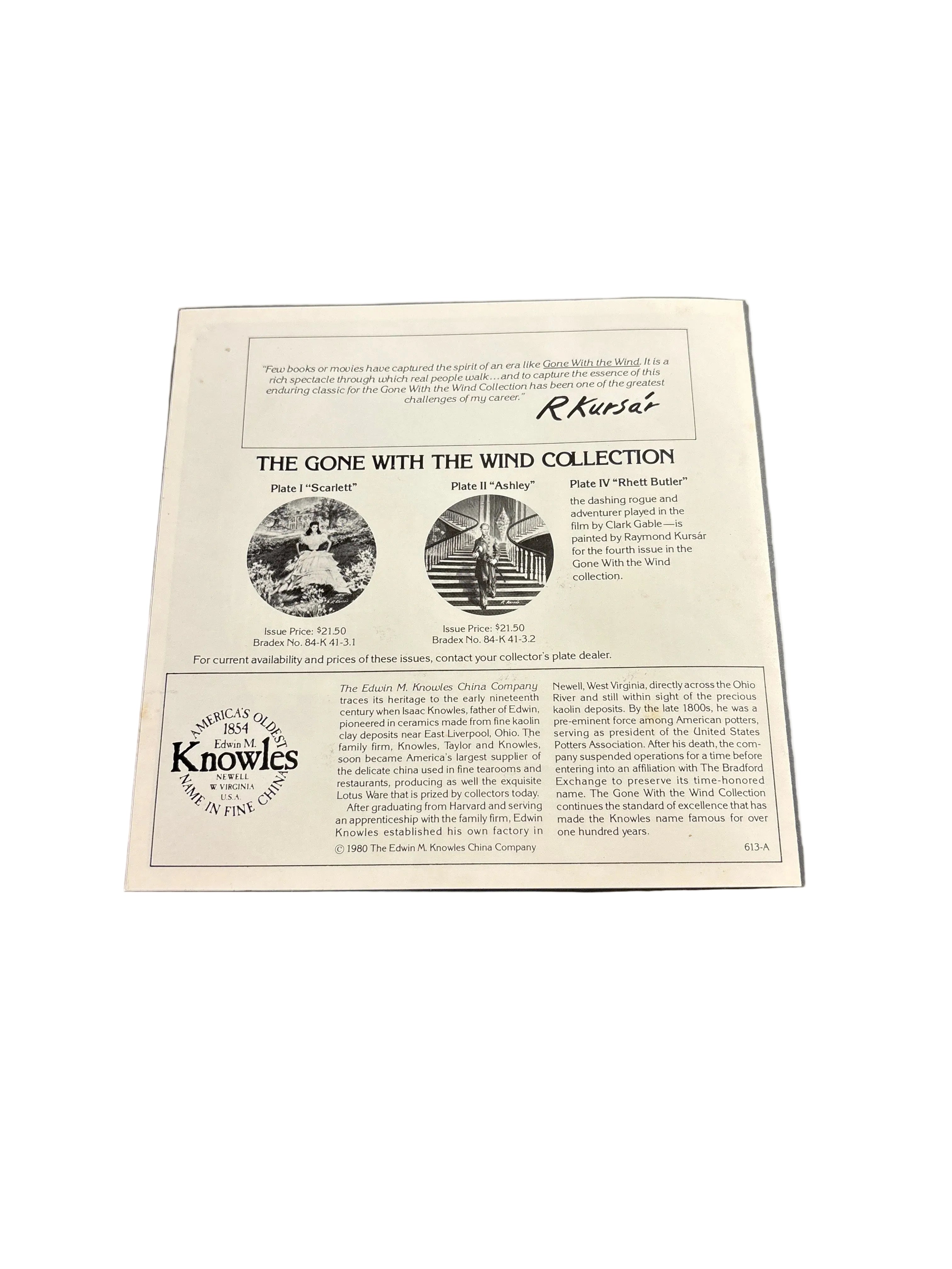 Edwin M Knowles Melanie Plate