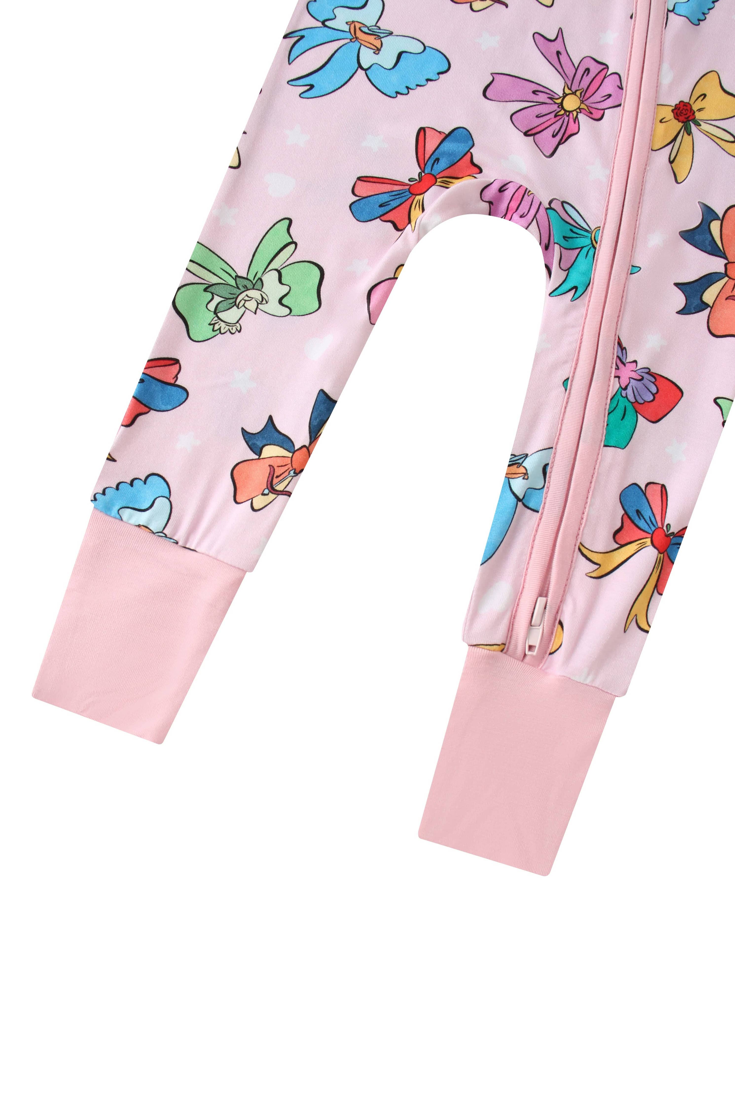 PreSale  Posh TOT Royal Bows Bamboo Baby Convertible Zippy Romper