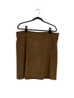 Brown Suede Skirt